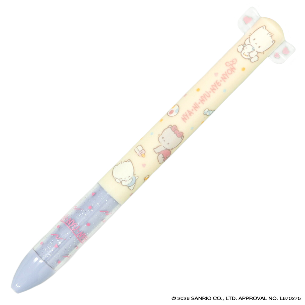 現貨｜Sanrio Nya Ni Nyu Nye Nyon 日本製 mimi 2色 原子筆 (黑紅) 24520201