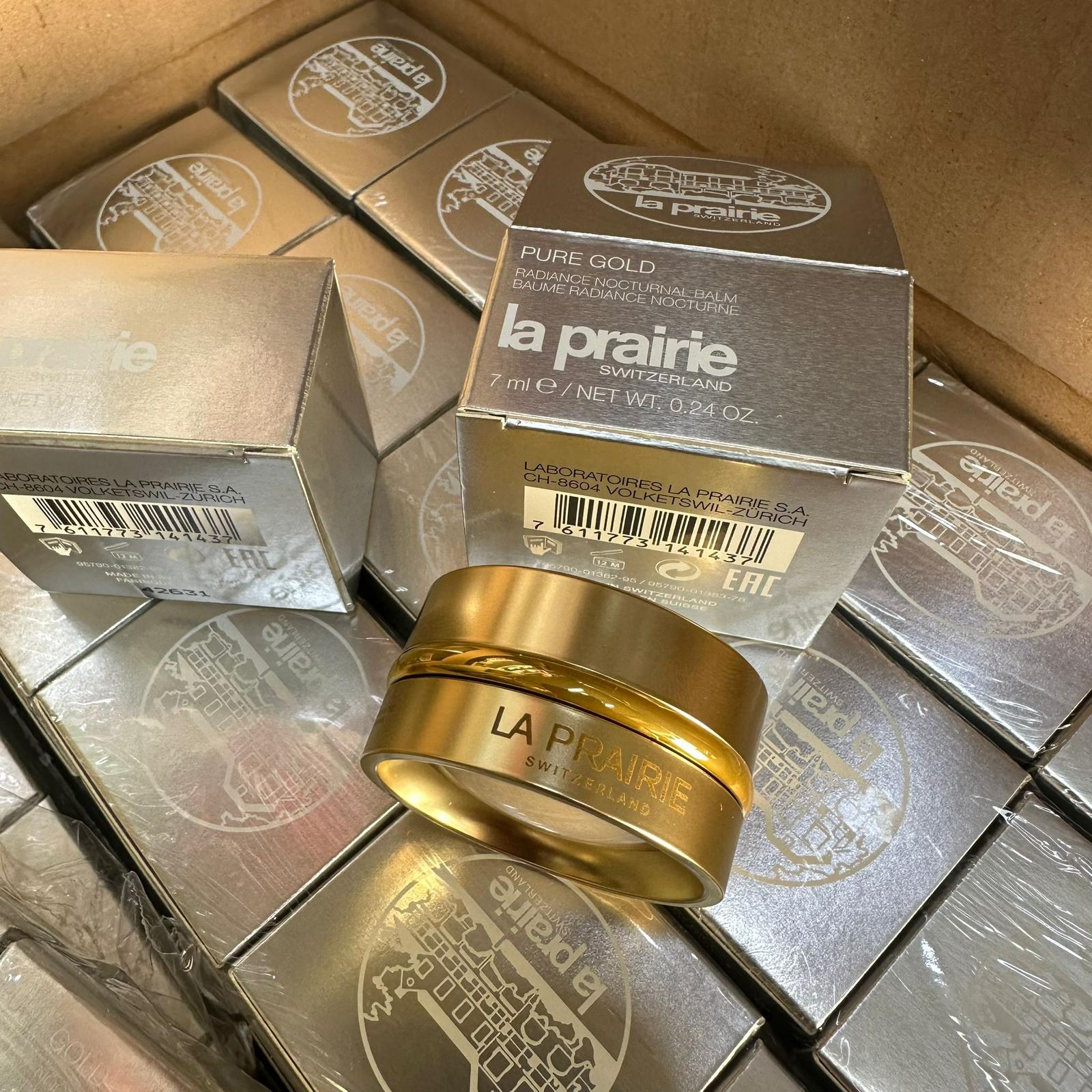 瑞士🇨🇭頂級護膚品牌 La Prairie（萊珀妮） 的 純金亮膚晚霜 (Pure Gold Radiance Nocturnal Balm)7 ml 