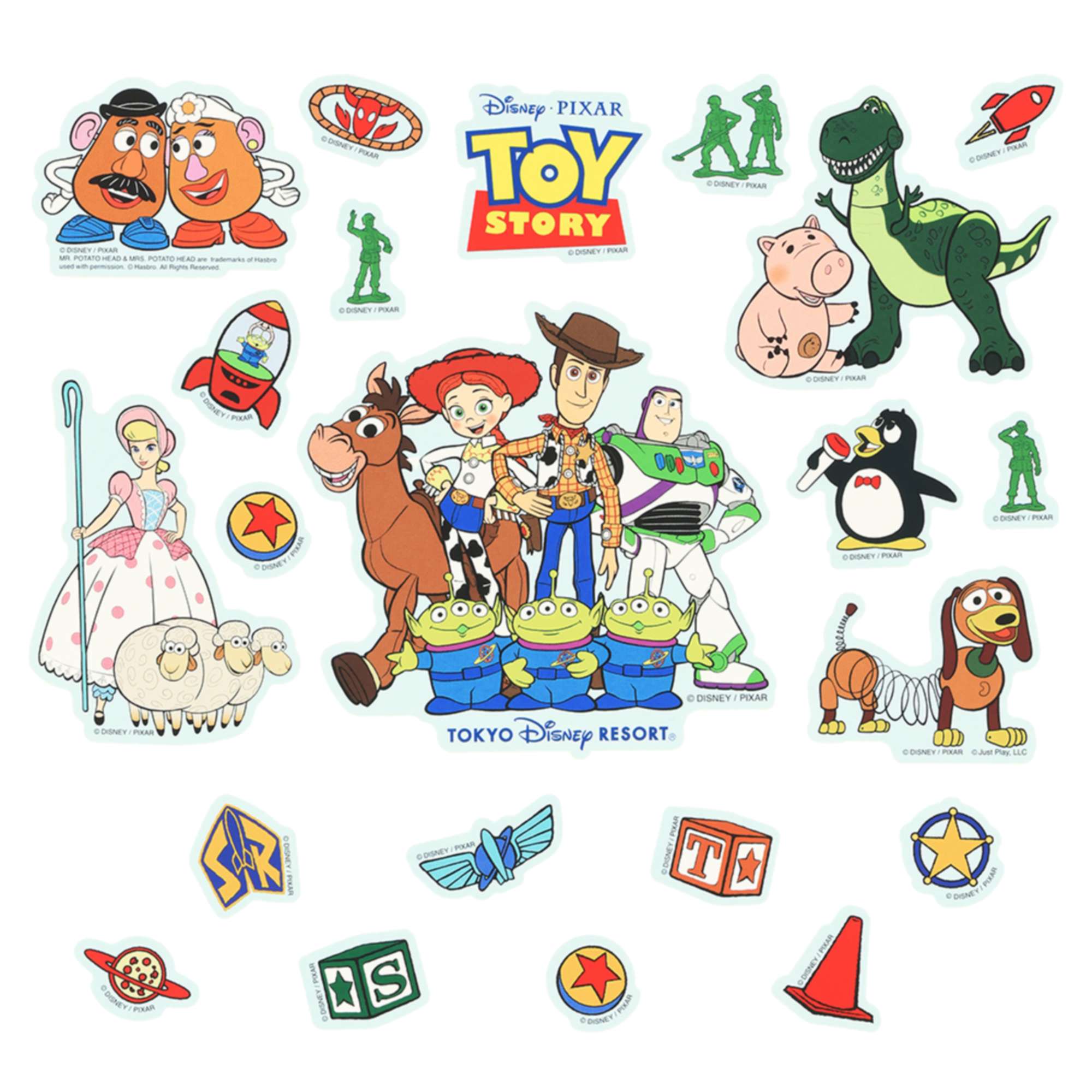 【預訂】TDR Toy Story sticker set