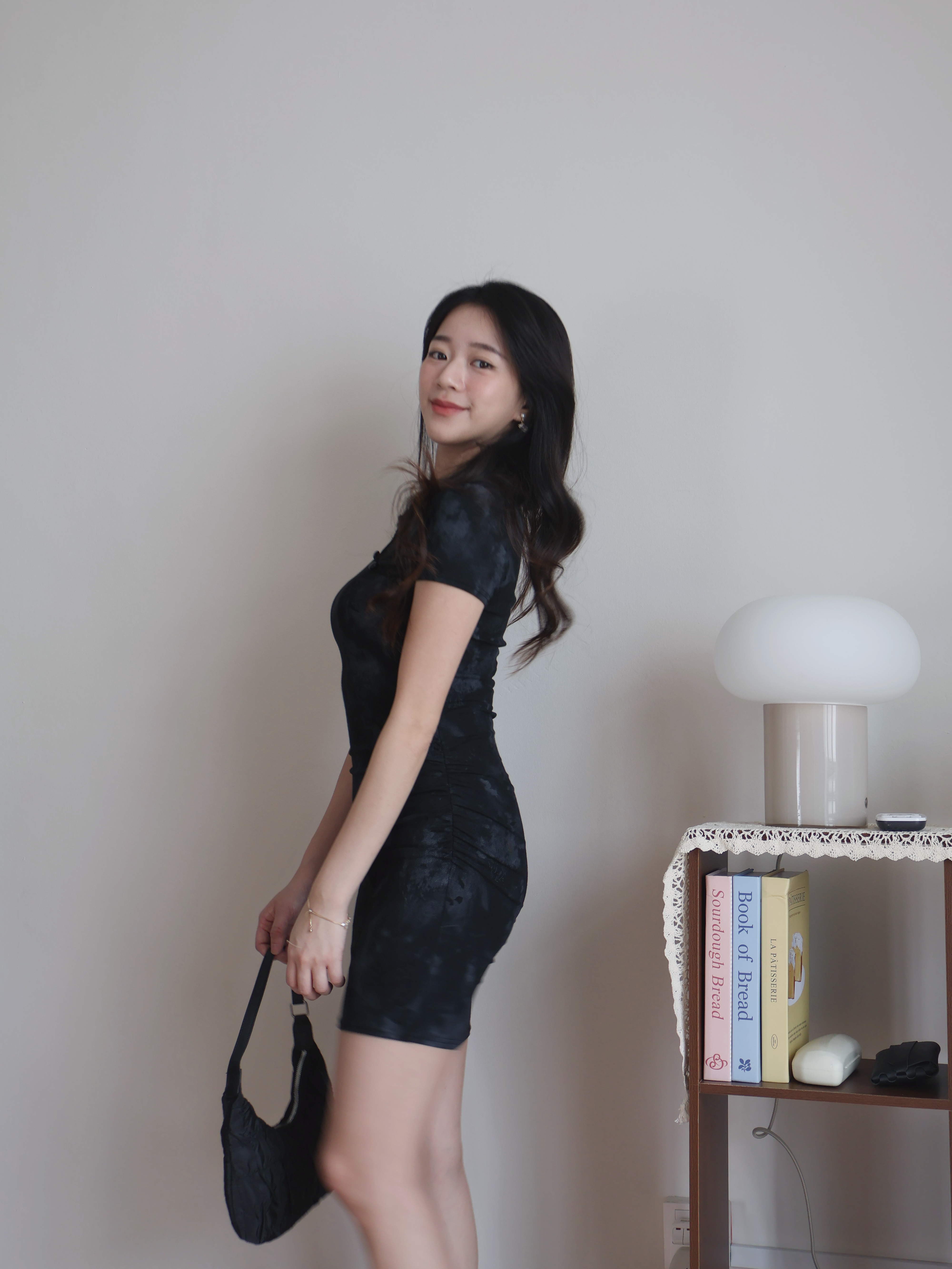 Aster Slim Dress | Black
