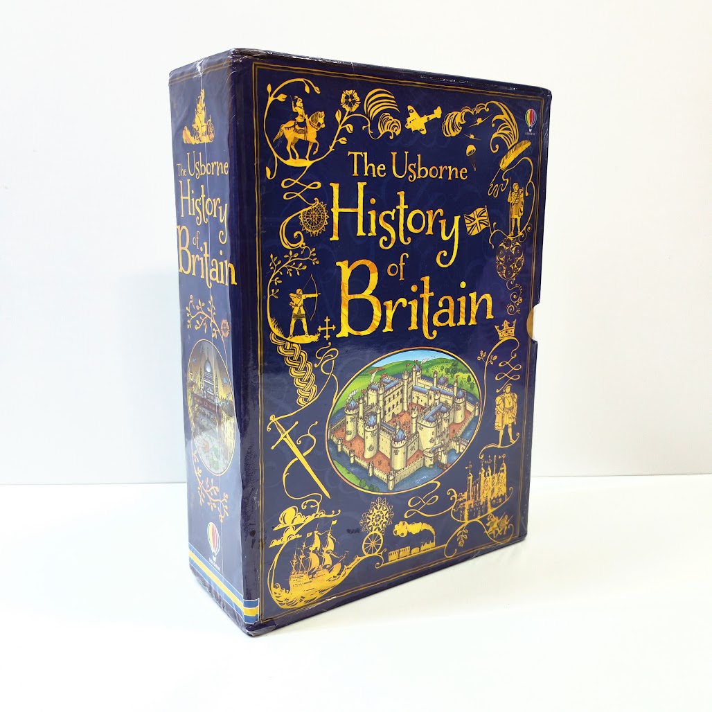 The usborne History of Britain 10 books  英國百科歷史書 盒裝   U社大英百科歷史書 B217