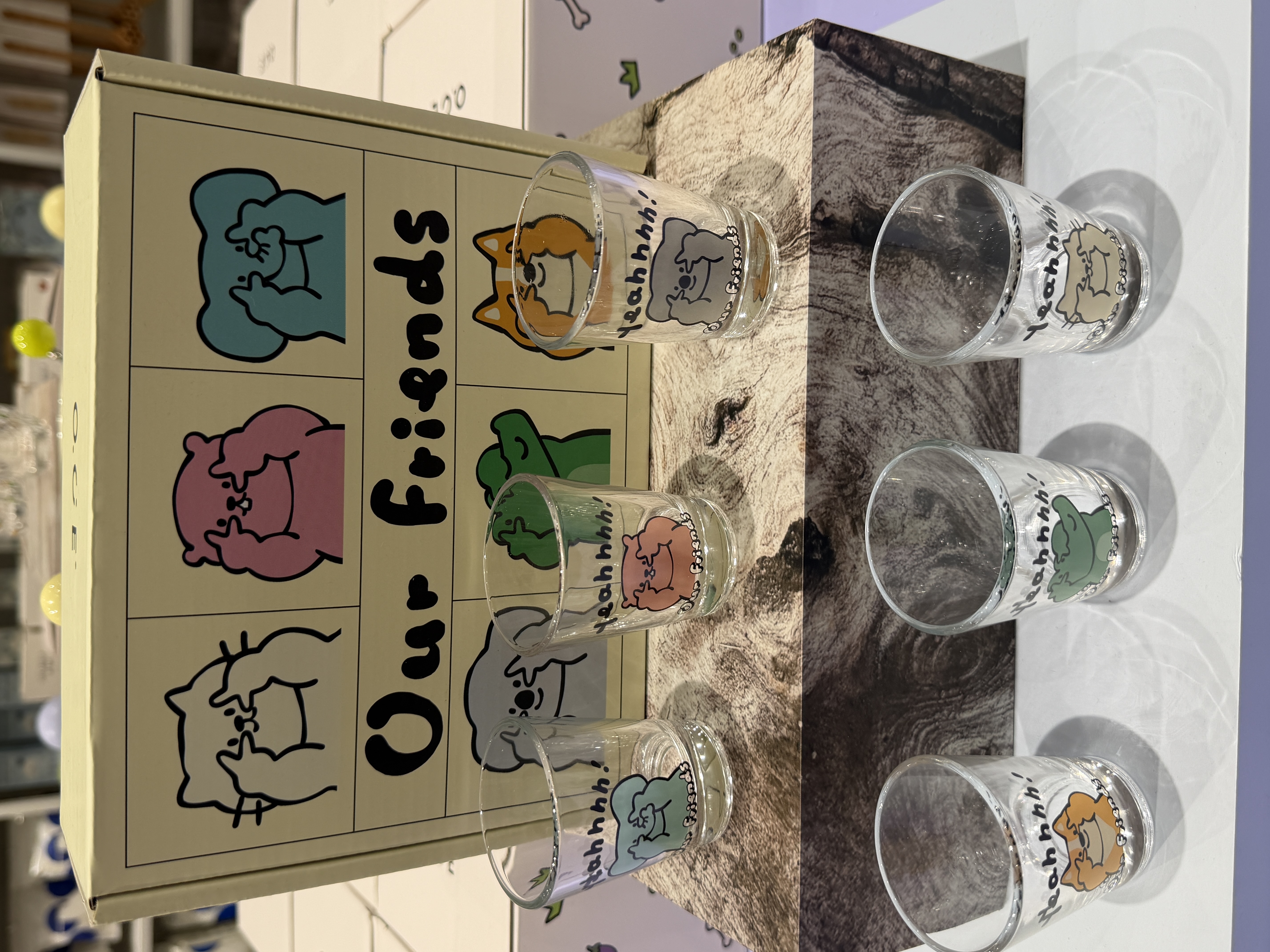 OUR FRIENDS-MINI CUP SUIT  50*60MM,50ML,6