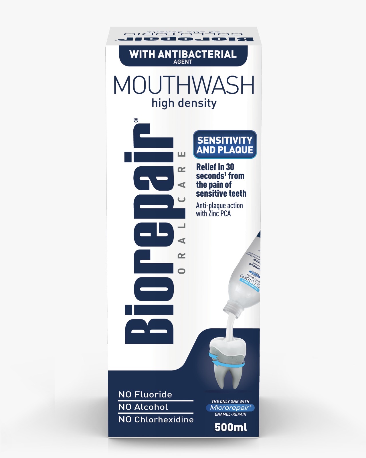 BIOREPAIR MOUTHWASH貝利達抗菌無酒精漱口水 500ml