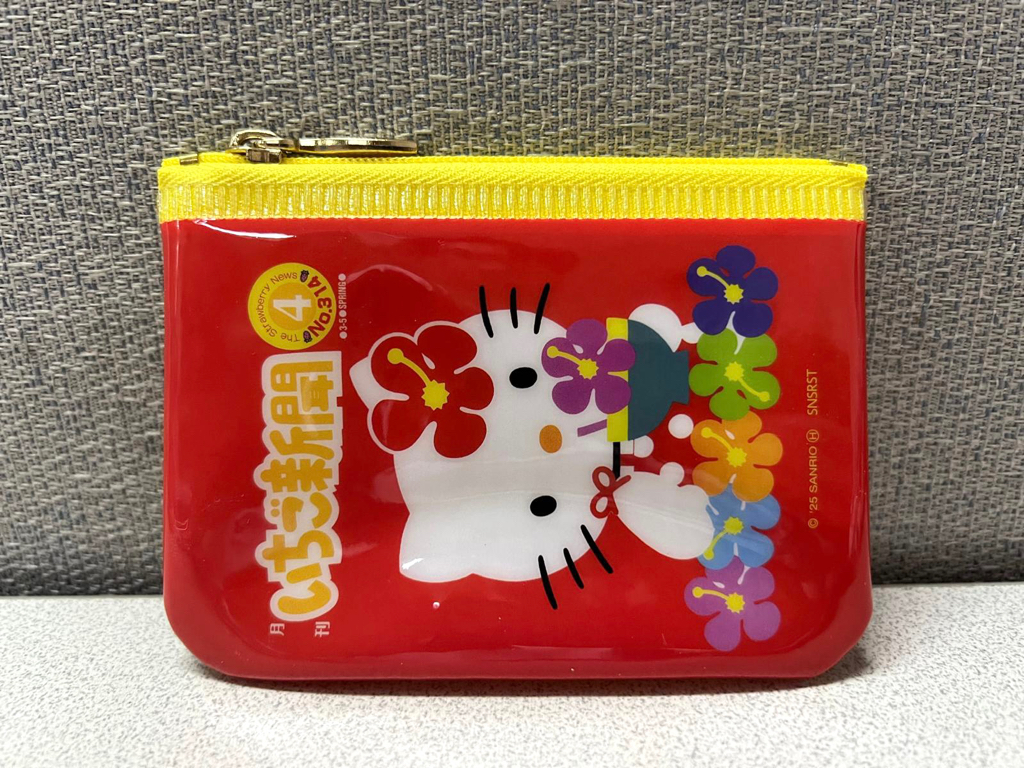🎌日本直送🎌草莓新聞Hello Kitty迷你 收納包 散子包 卡包 