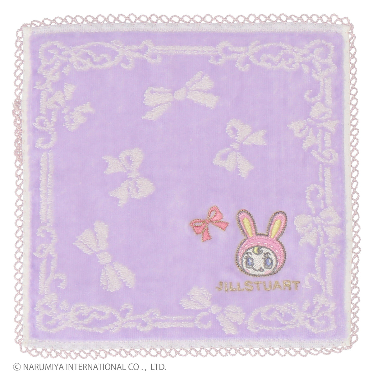 🎀【預訂】JILL STUART ×mezzo piano  絲帶迷你印花毛巾 L