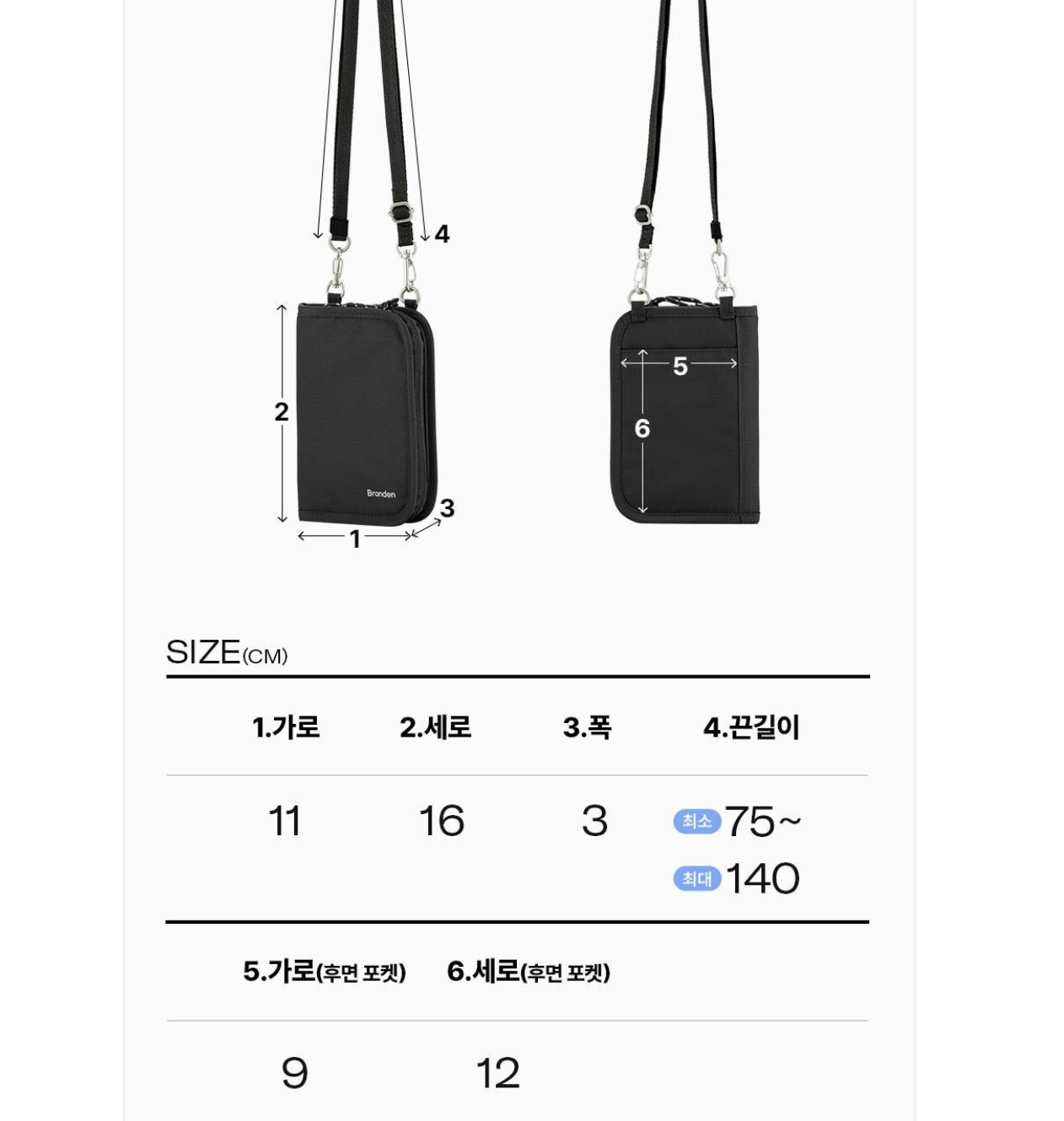 韓國 Branden Safe Plus 防盜 旅行銀包 斜揹袋｜ Cross Wallet Bag