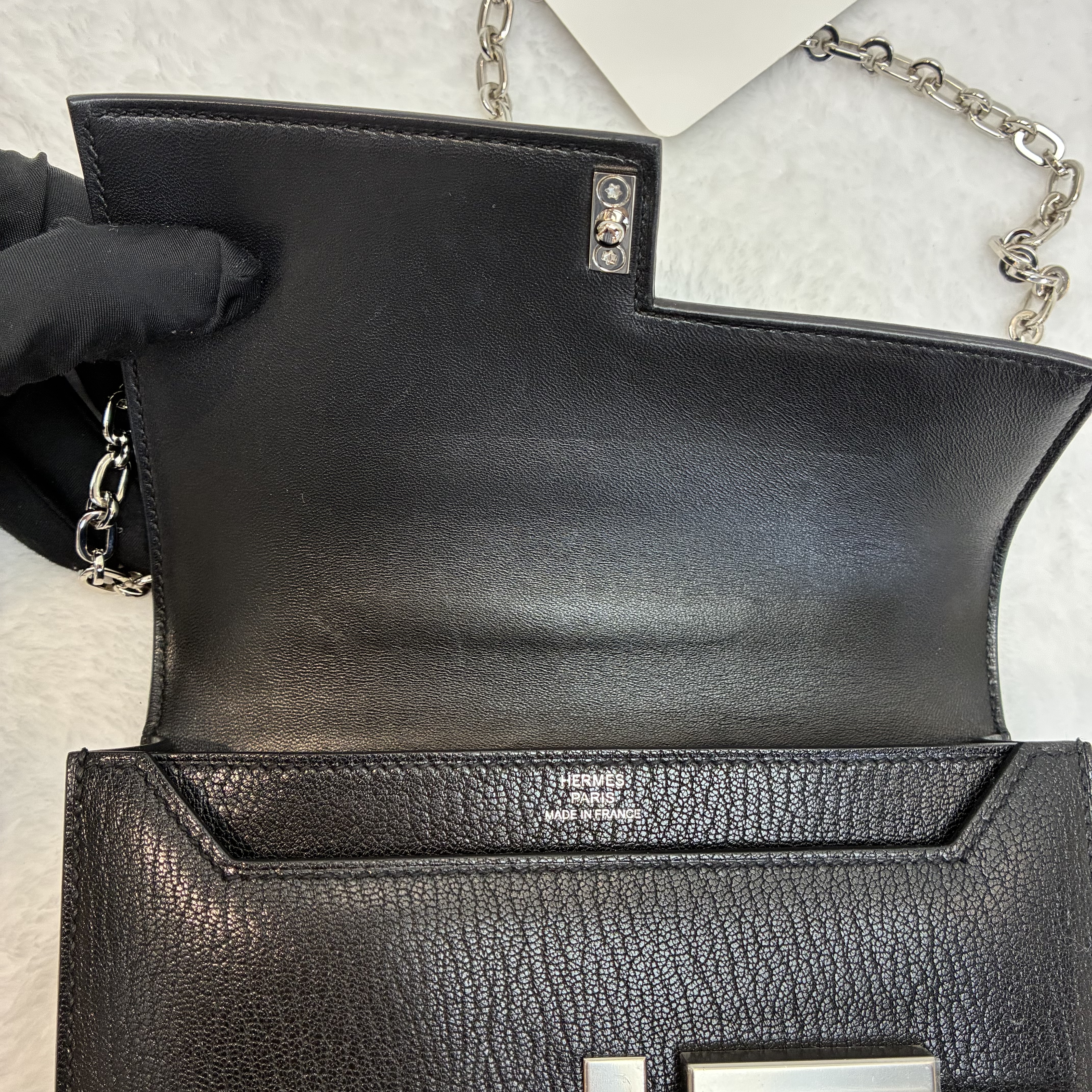 Hermes Mini Chevre Mysore Verrou Chaine 
