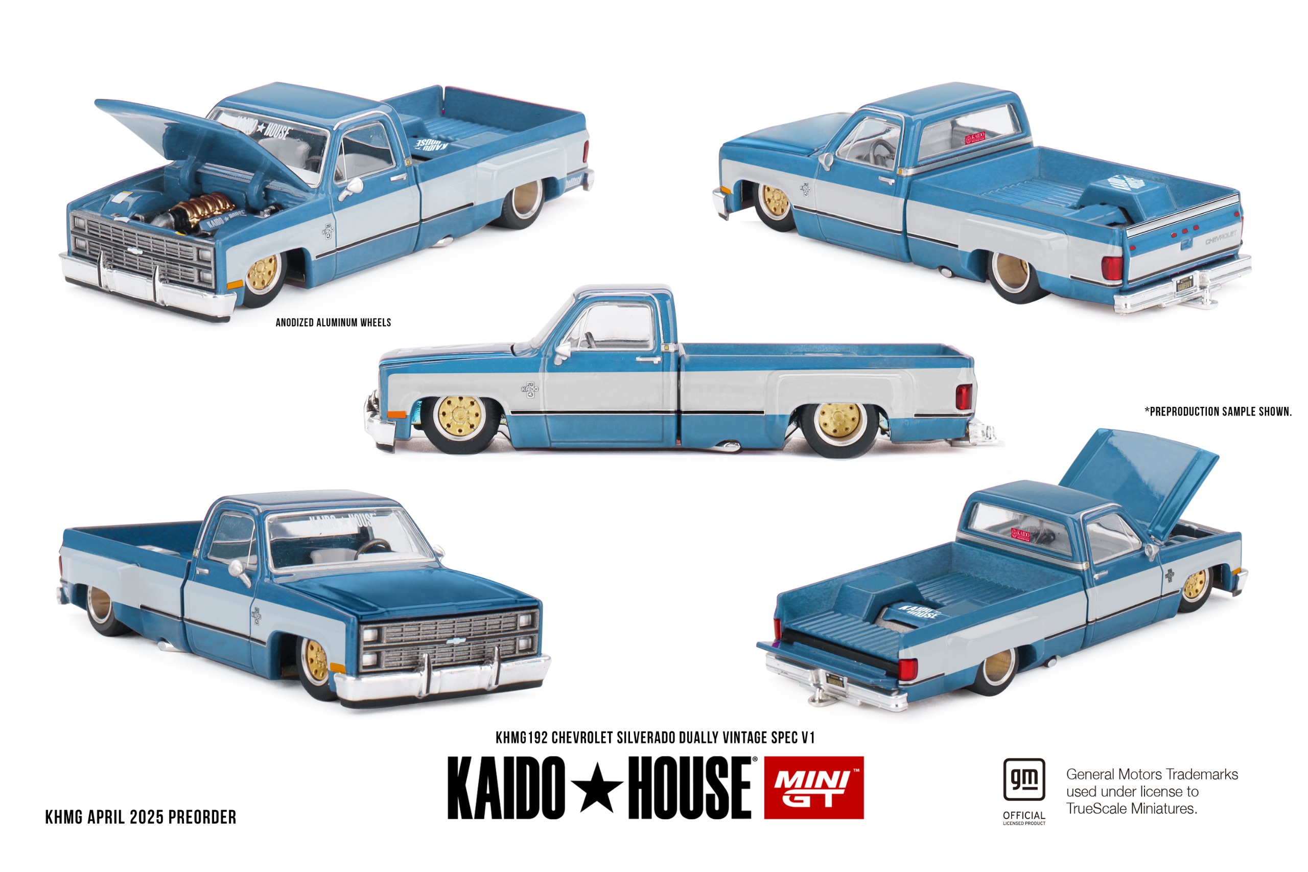 Kaido House 1/64 Chevrolet Silverado Dually Vintage Spec V1 - KHMG192