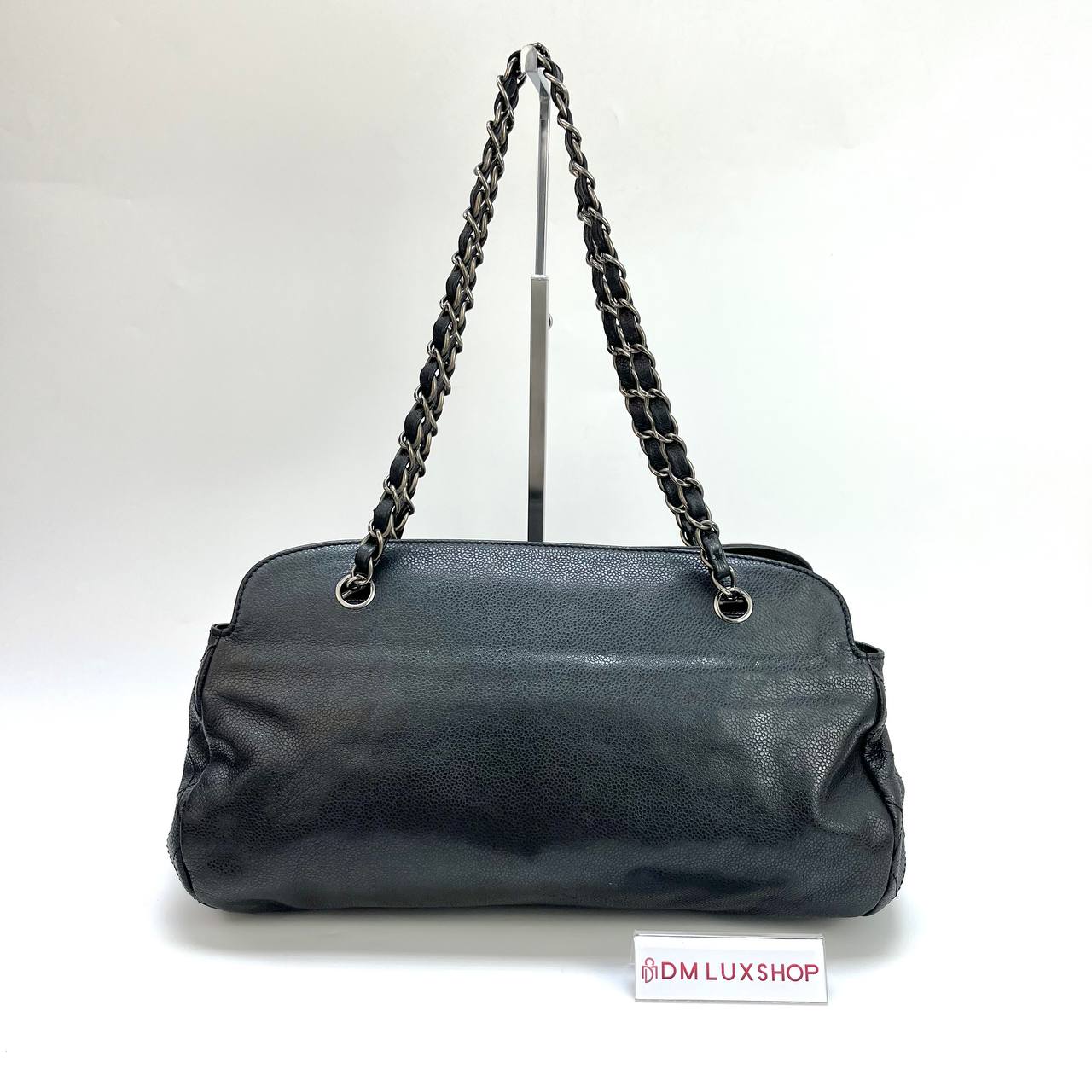 Chanel Black Caviar Timeless Chain Shoulder Bag (Serial 13)