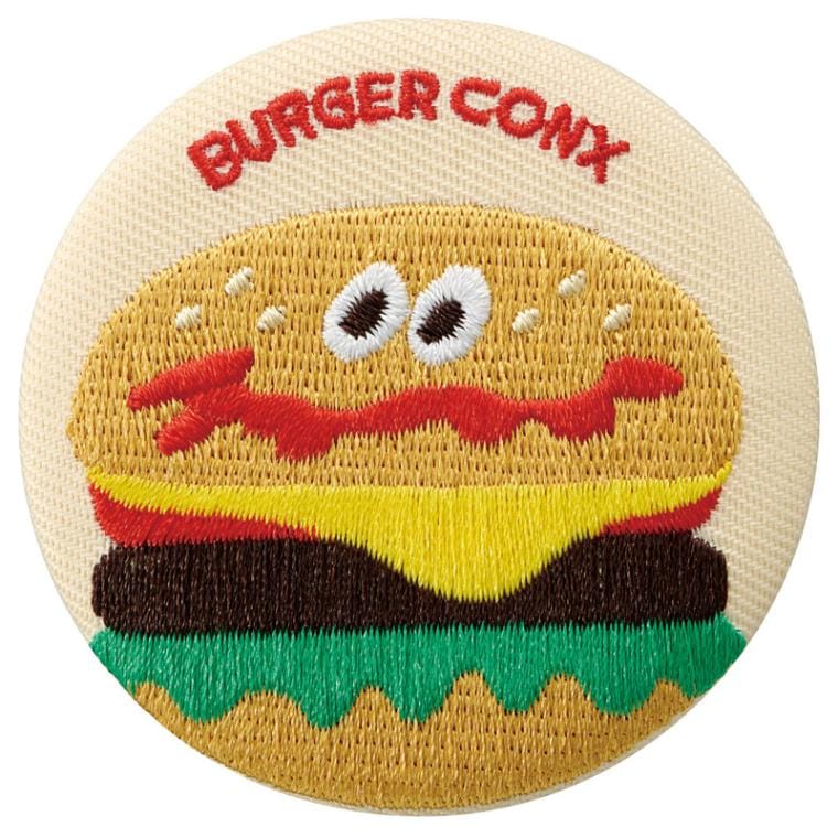 🆕【⭐訂購⭐】 🇯🇵日本直送 🌀恐龍🦖/漢堡🍔刺繡徽章 box set[一組8枚]🌀[ELCD-0169][260419]