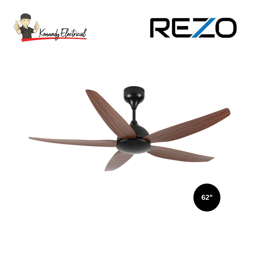 Rezo 62" Mercury DC Motor Ceiling Fan (MERCURY62)