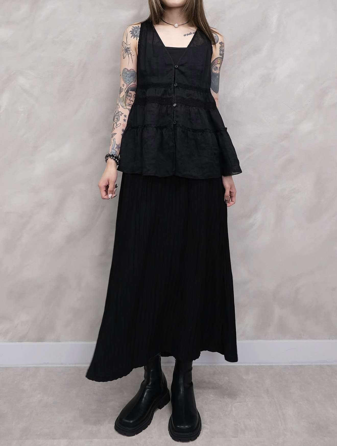 Embroidered Vest #top138