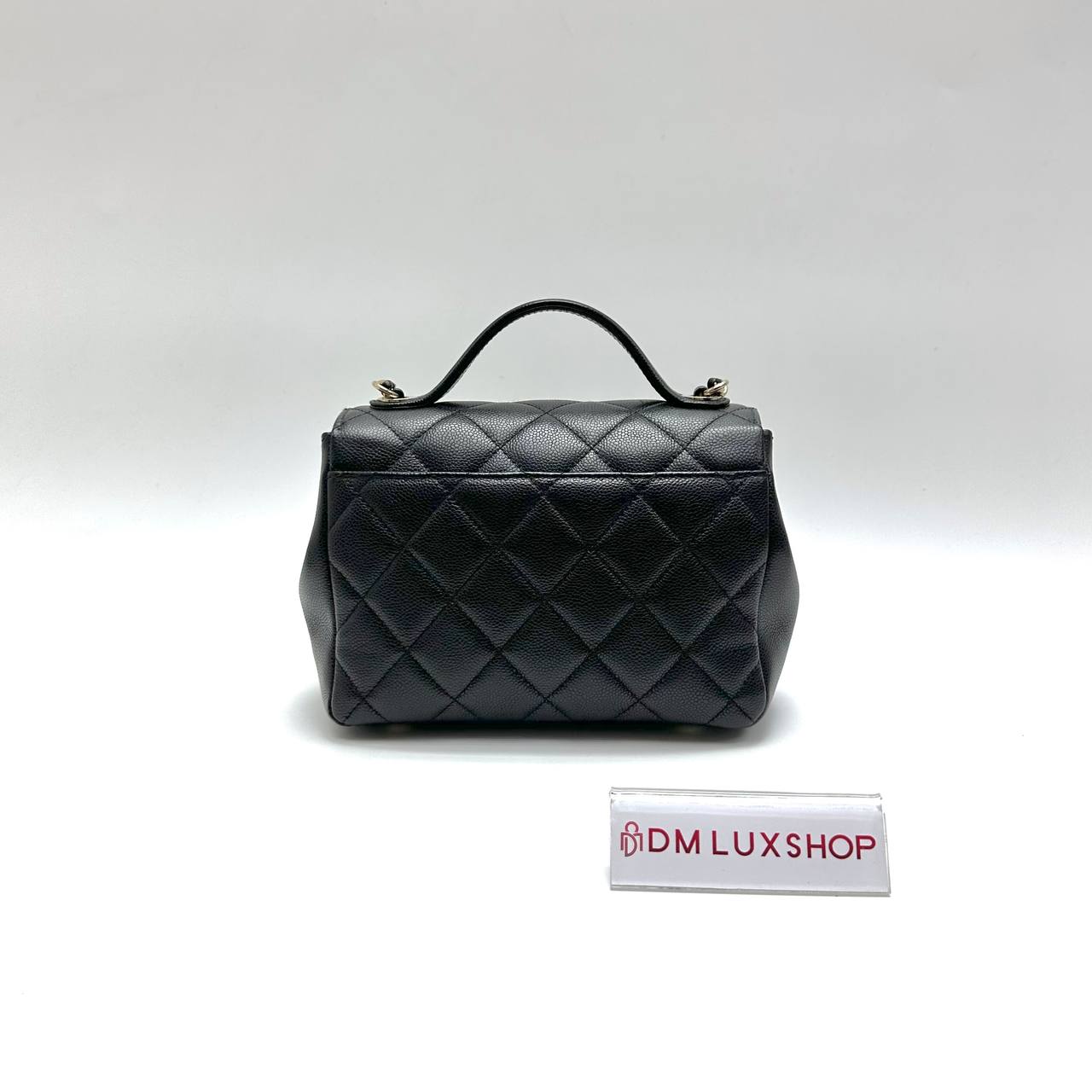 Chanel Black Caviar Small Business Affinity Flap Bag GHW (Serial 30, Y: 2020)
