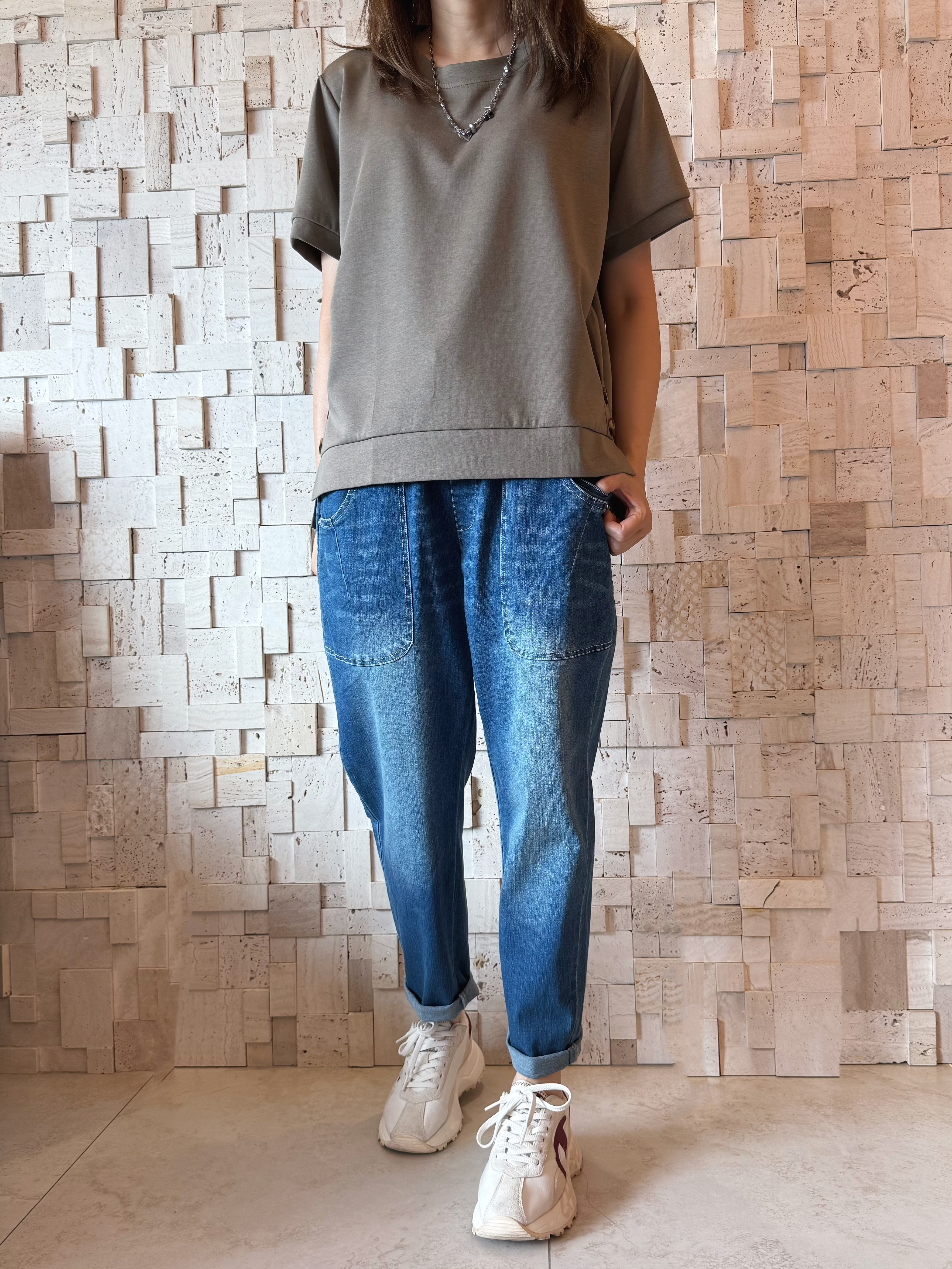 #2097 簡約淨色Top ☁️