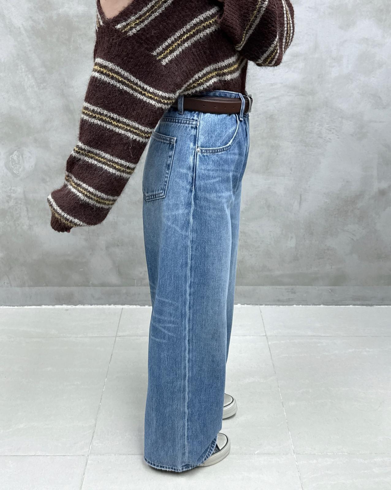 洗水直腳牛仔褲