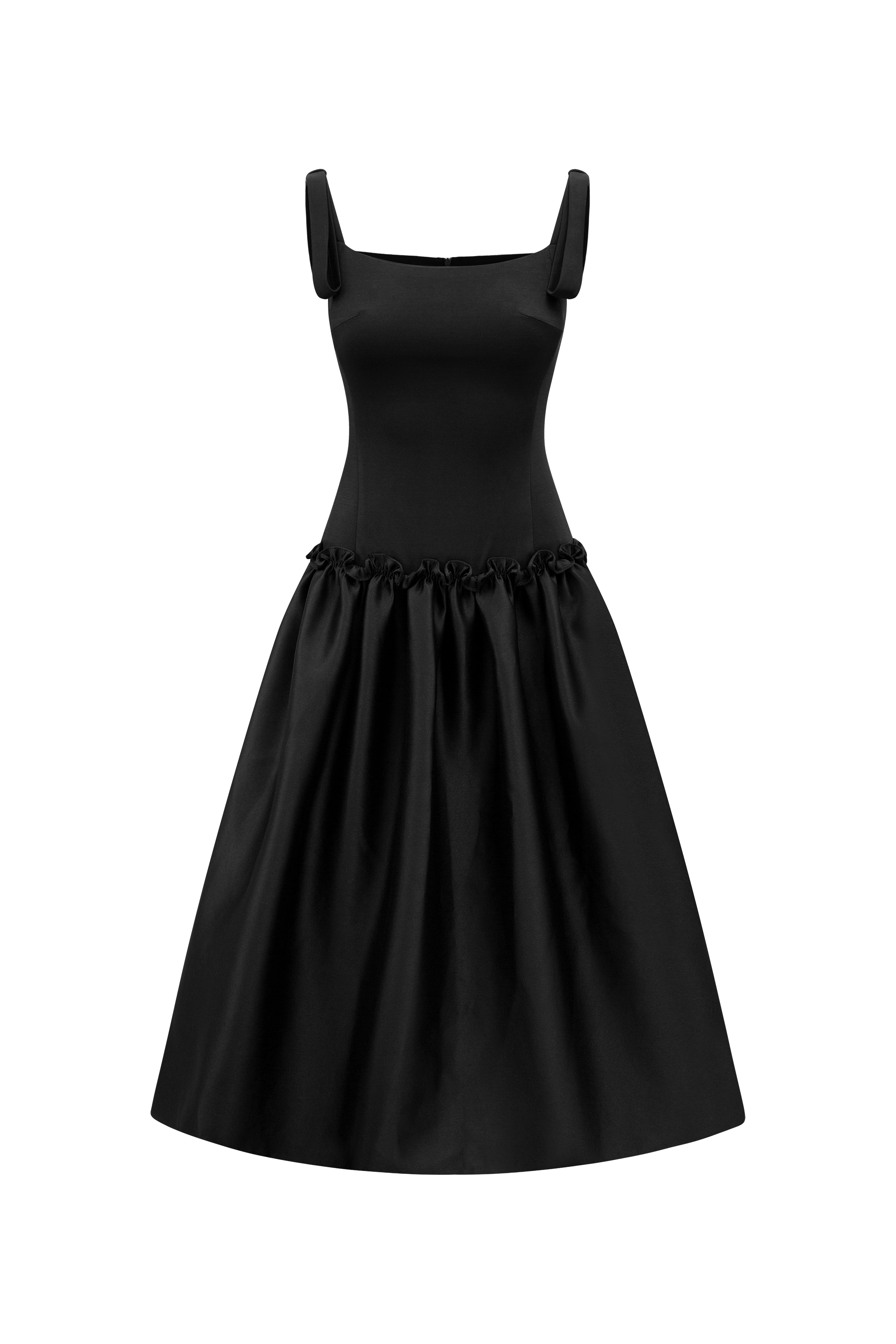 Rosette Noir Dress