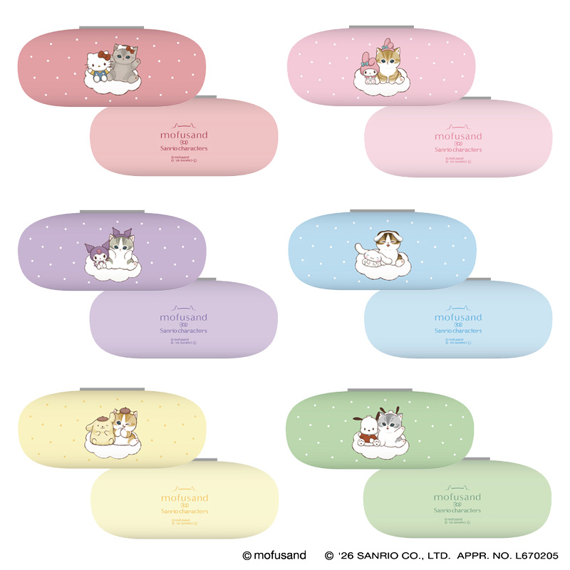日本預訂📍Mofusand貓貓 x Sanrio系列第三彈 - 眼鏡盒 17/4日本開售
