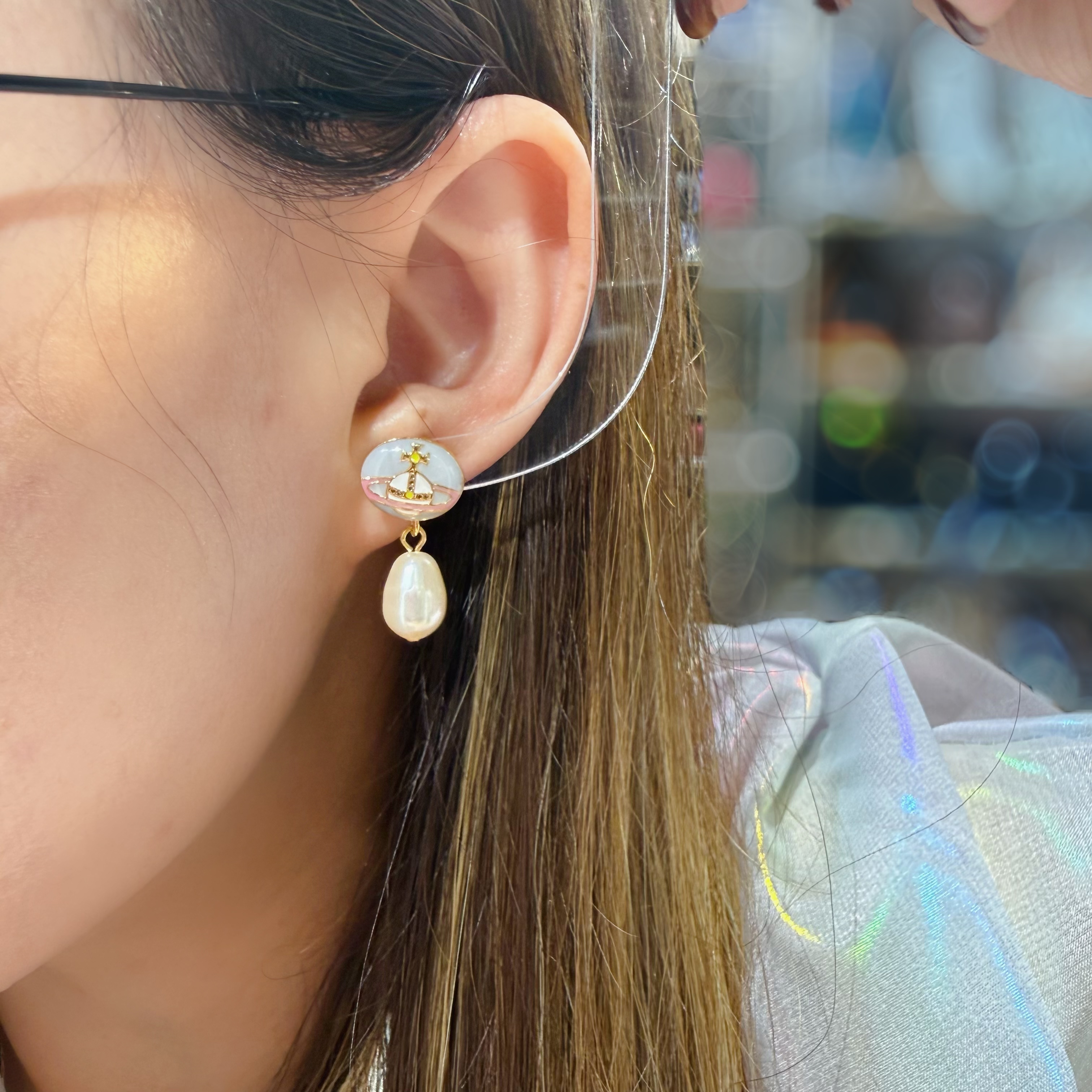 VW Loelia earrings grey