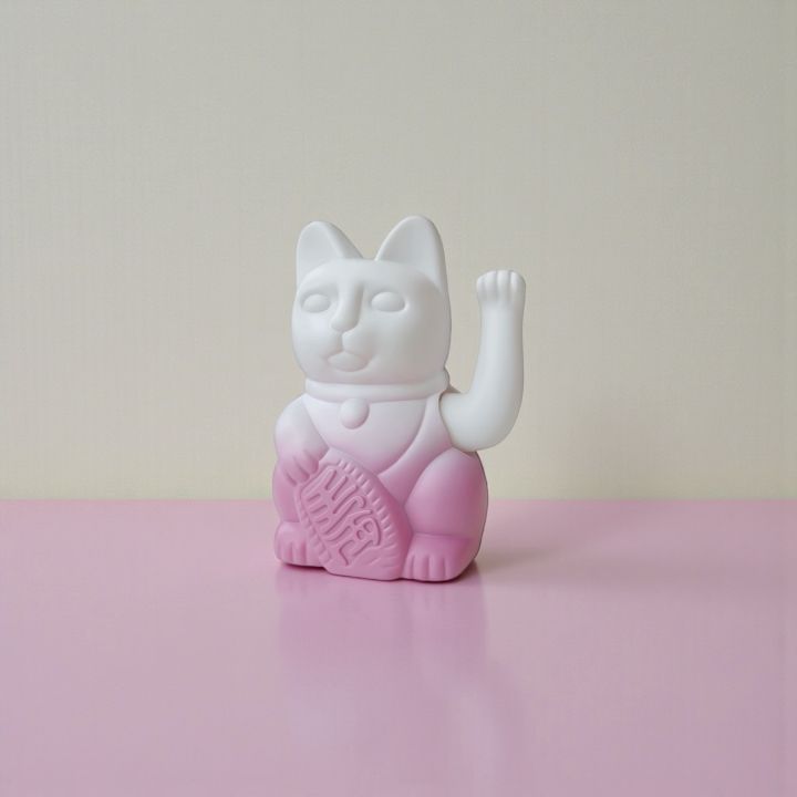 📦訂購 台灣代購 la boite Double Lucky! Cats Lucky Cat 雙色漸變幸運繽紛自動招手招財貓