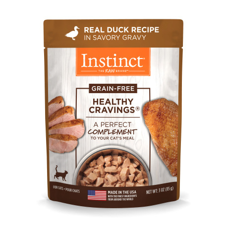 Instinct 本能 貓用 無穀物鴨肉鮮包 3oz （副食配餐)
