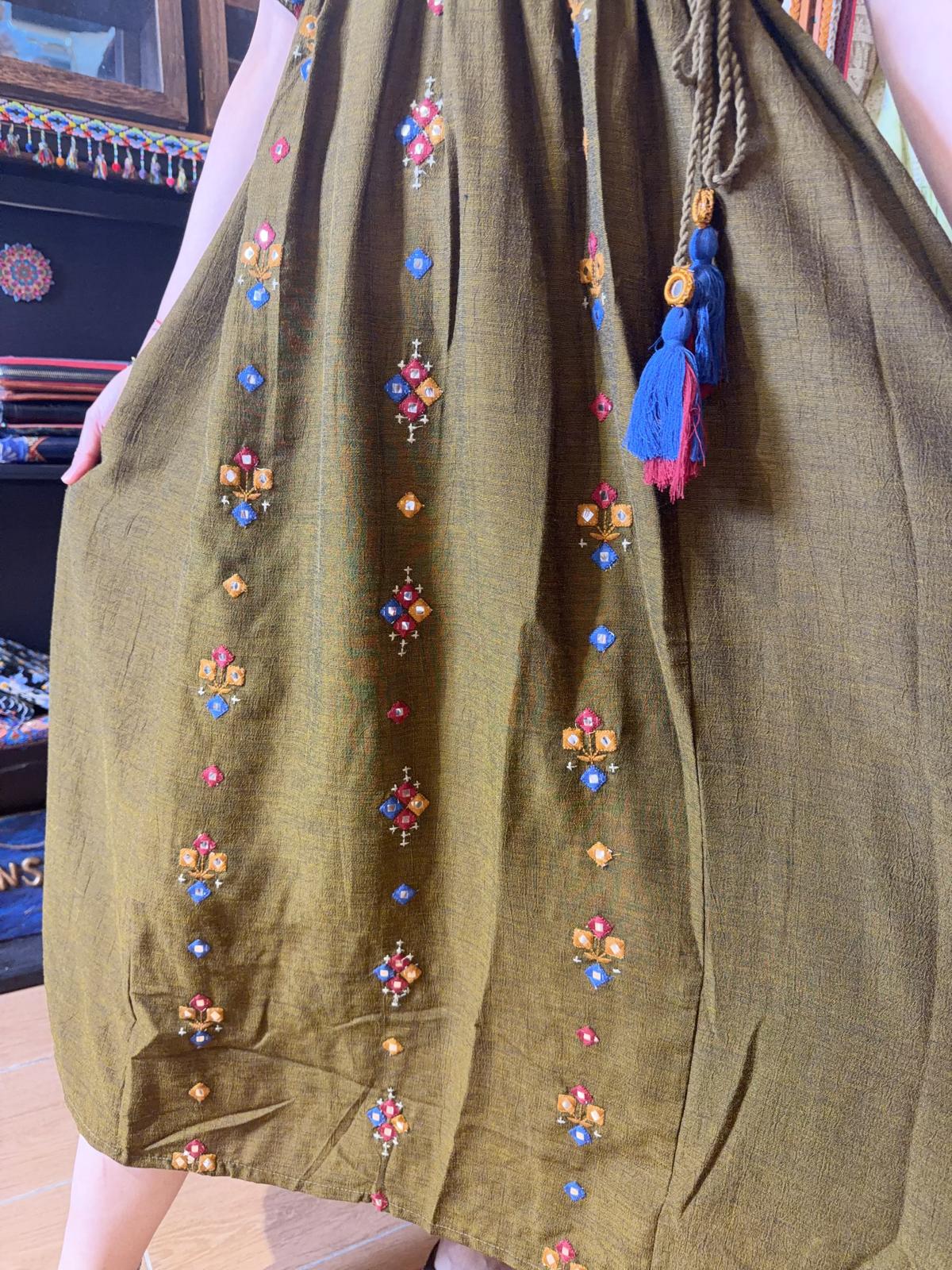 1616 Dark Olive Green 4-Rope OP 46"