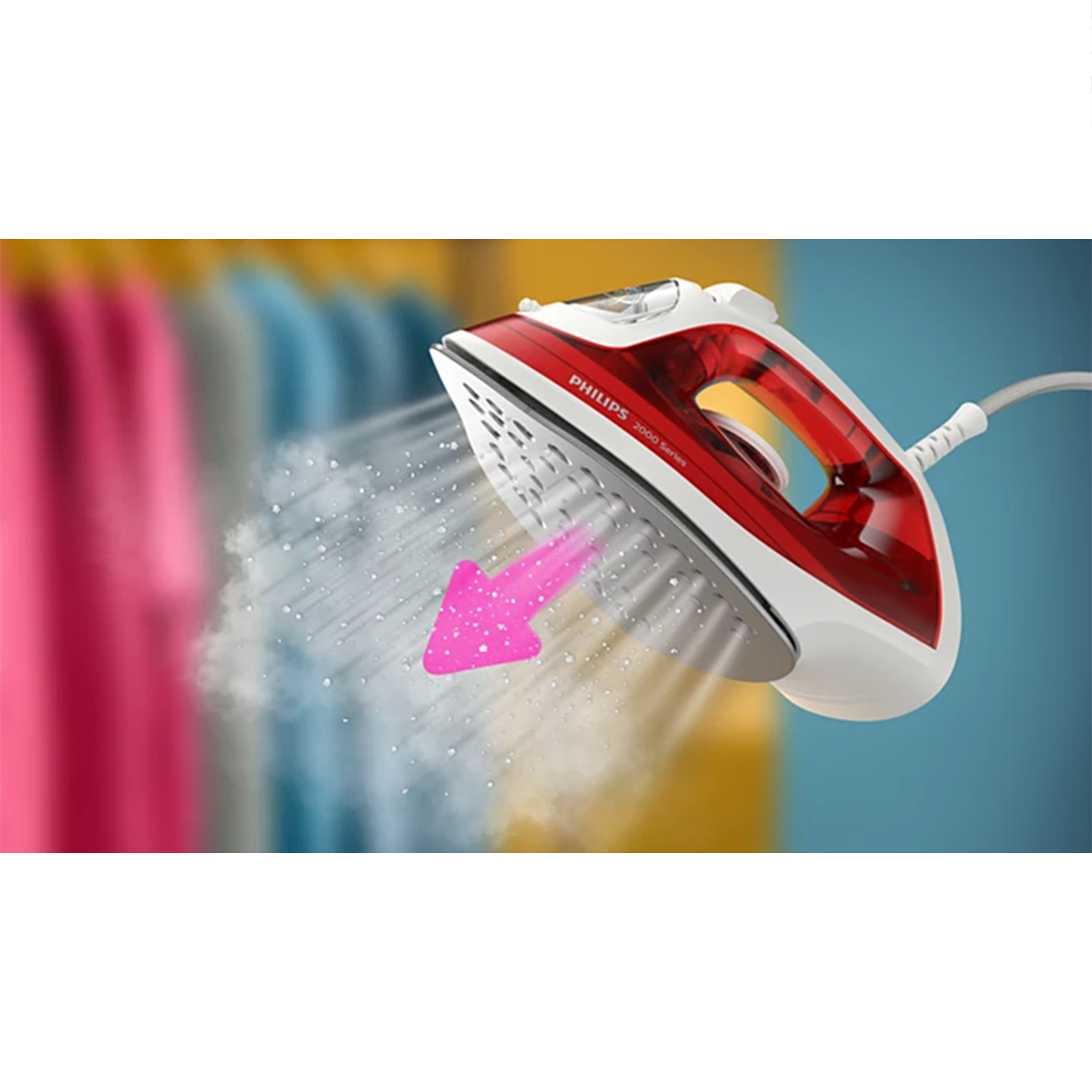 Philips MY STEAM IRON RED (2000W) DST2010/40