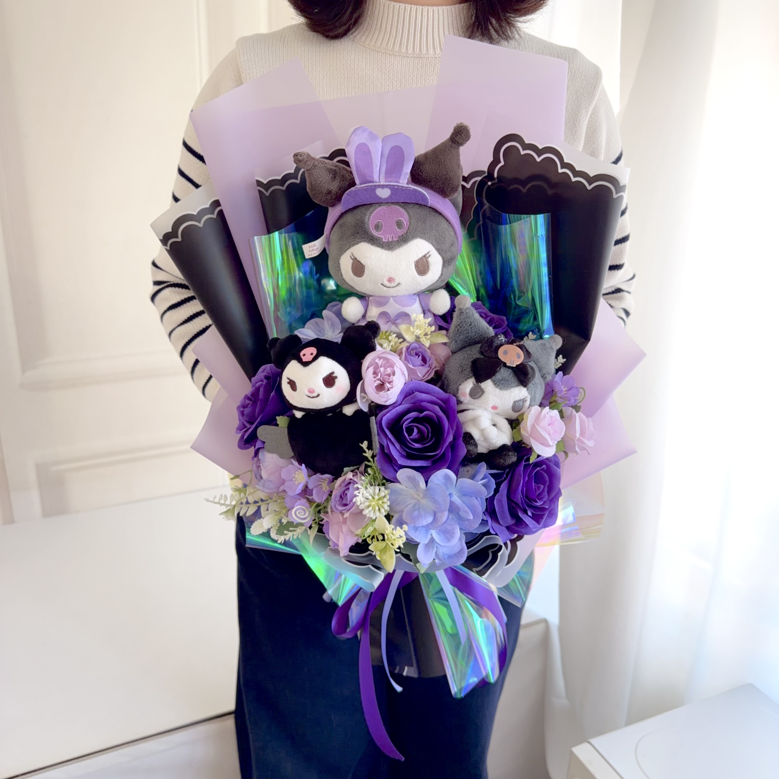 (現貨)kuromi公仔花