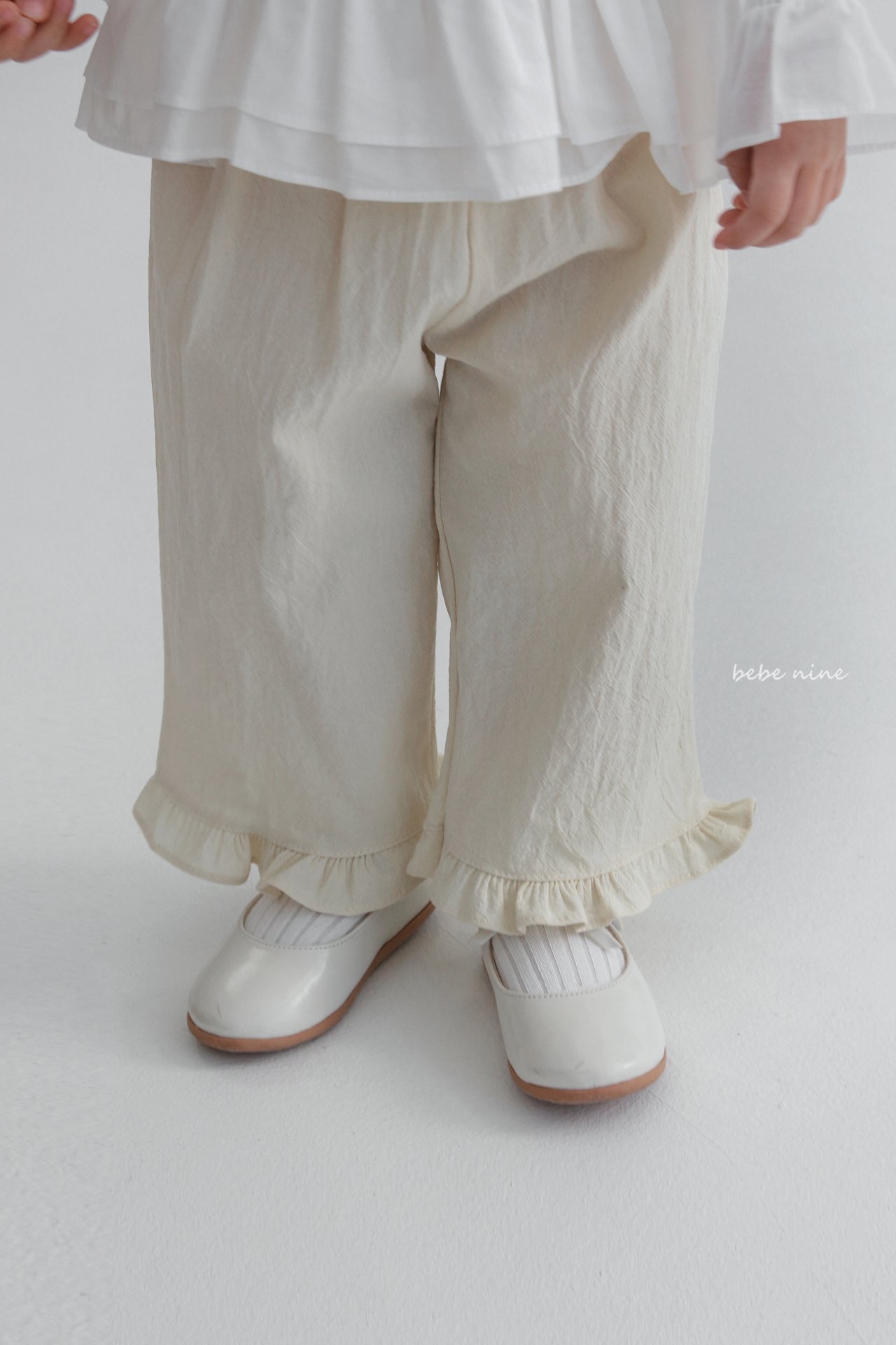 🌸預訂 韓國直送🌸🇰🇷Bebenine三色荷葉邊寬鬆褲