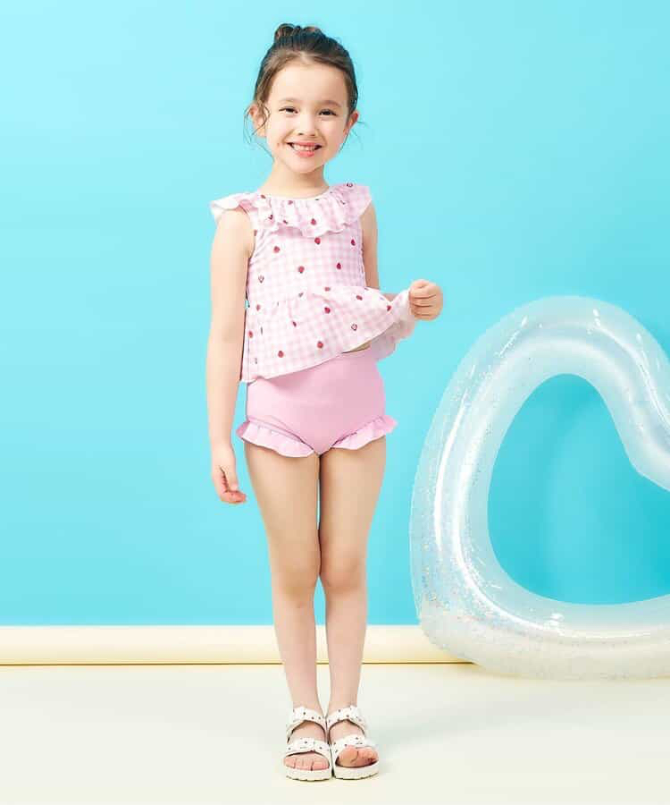 🇯🇵預訂 日本直送🇯🇵Apres les cours六色圖案印花荷葉邊後背V領分體泳衣