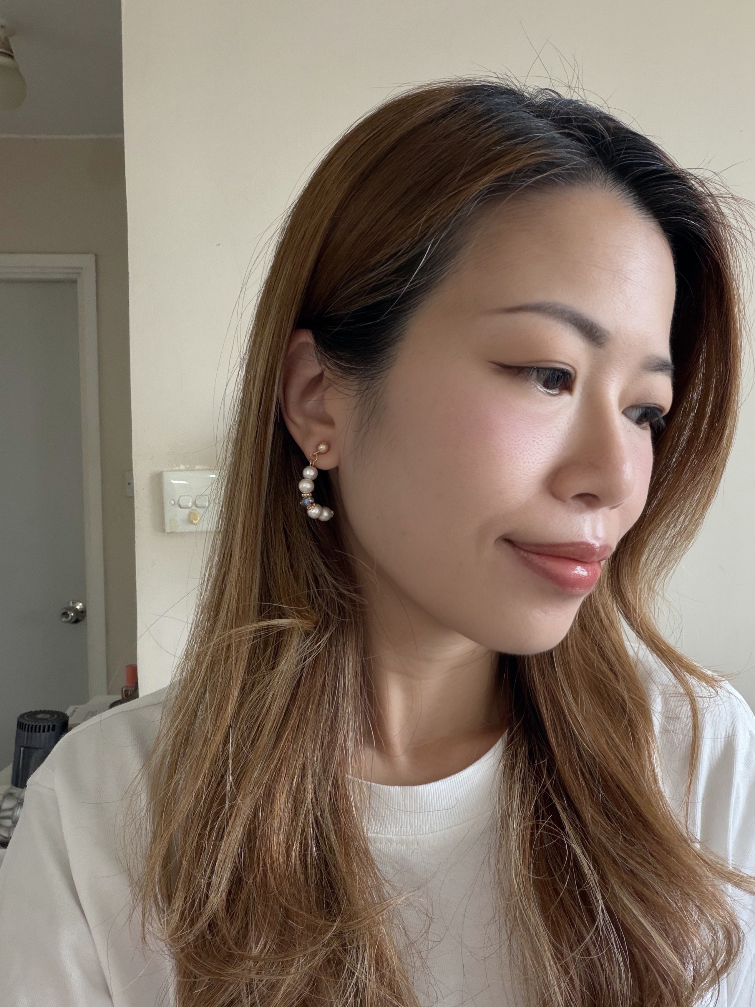 Curled Pearl 日本棉花珍珠耳環 正SIZE款