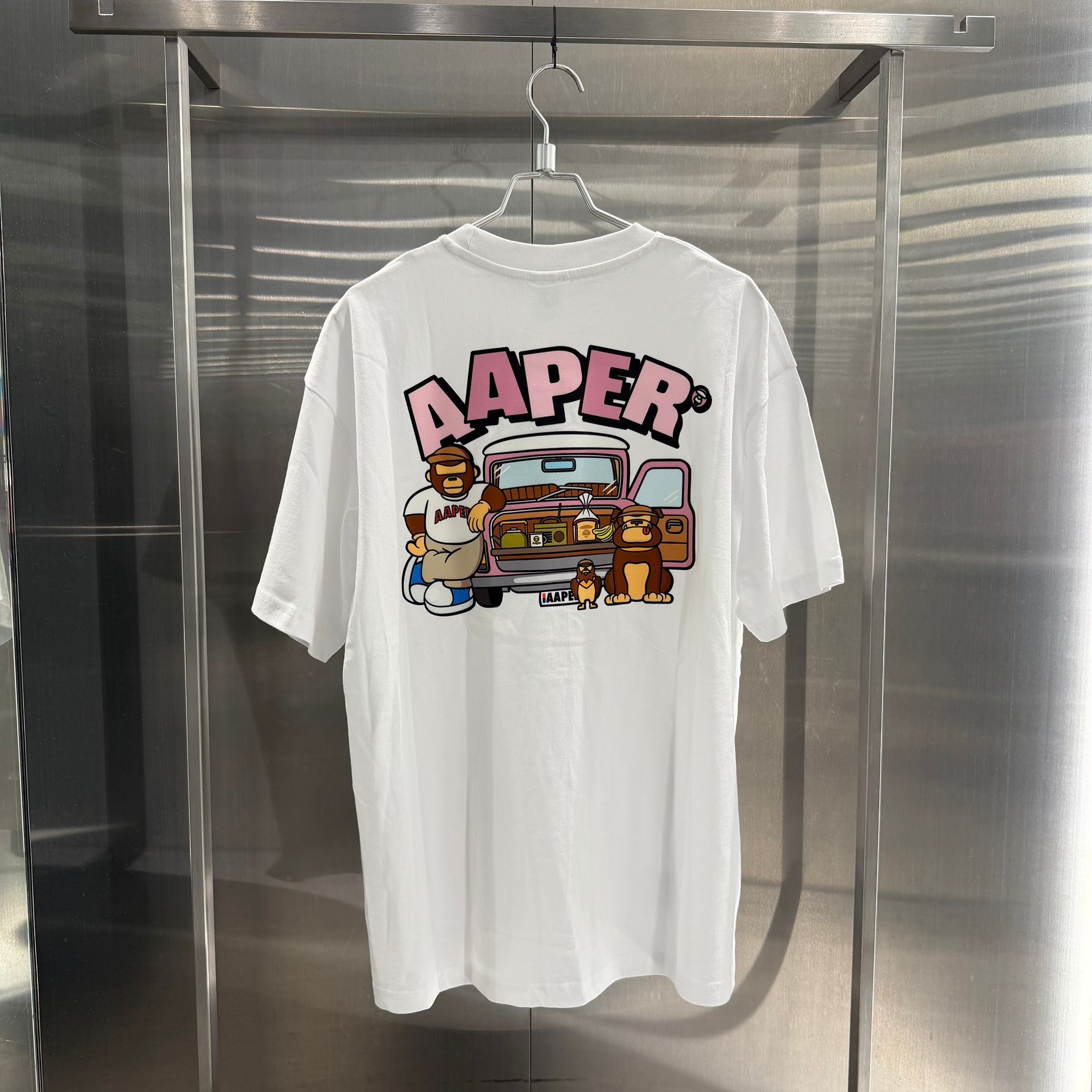 AAPE Relaxed fit AAPER graphic tee (1827) 寬鬆版