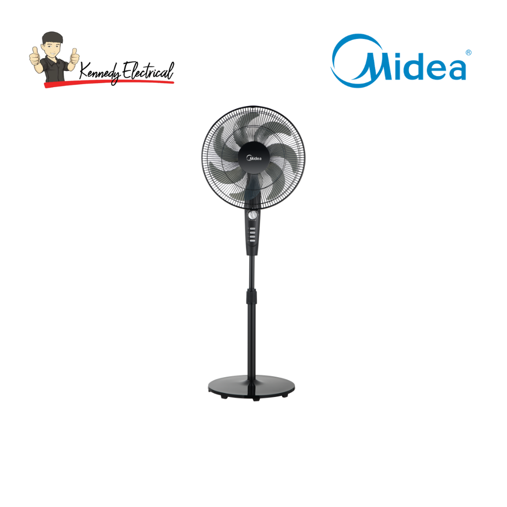 Midea 16-Inch Black 7-Blade Standing Fan (MFS162M0BPK)