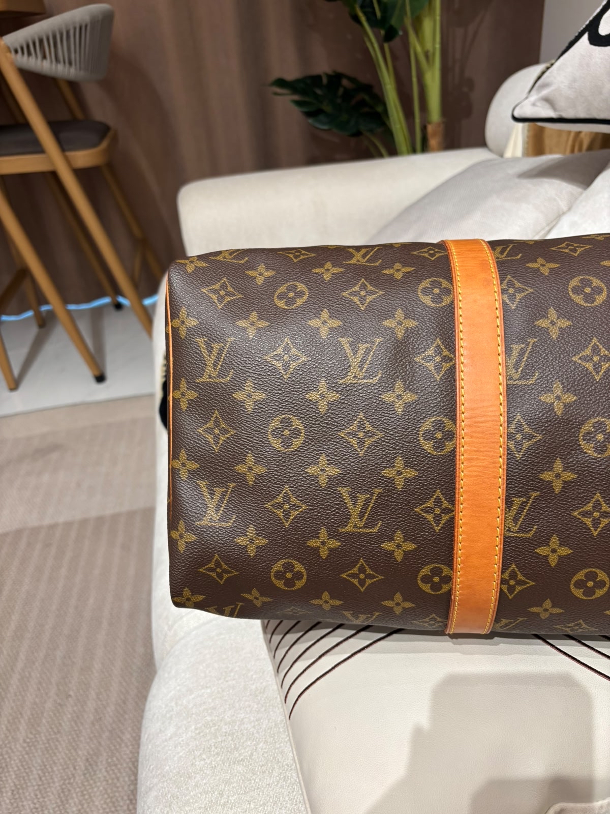 LV Keepall 45 Monogram 100%Authentic,85%new  