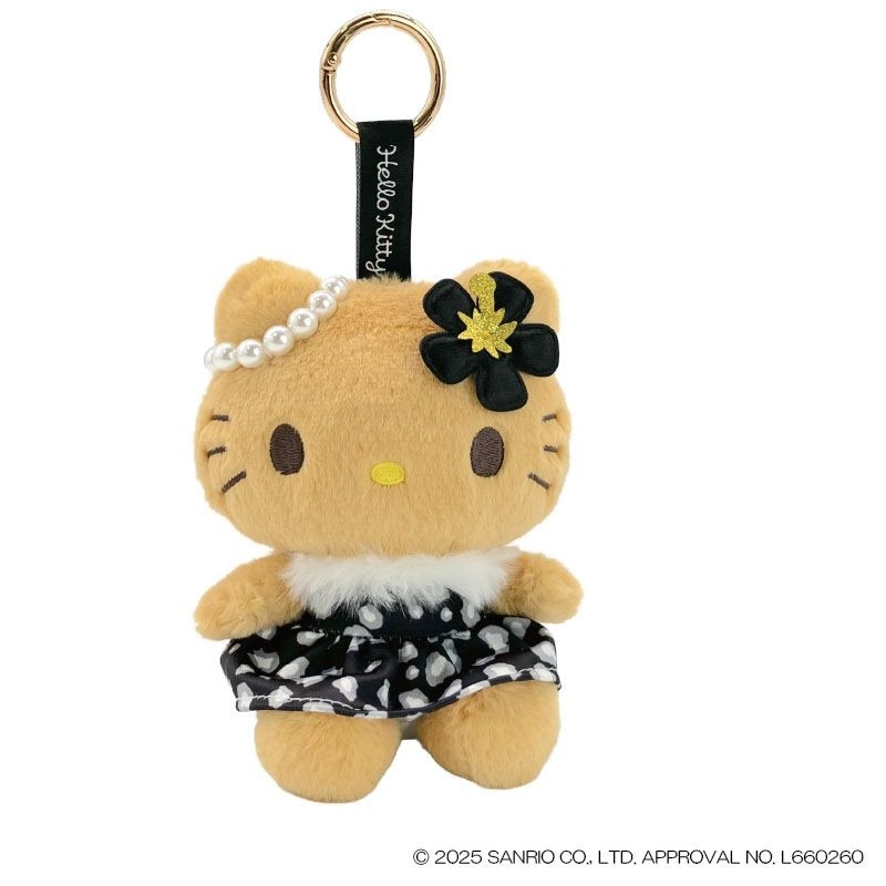 🌸 【預訂】Kitty (BK) 日焼豹紋衫公仔掛飾-曬黑系列