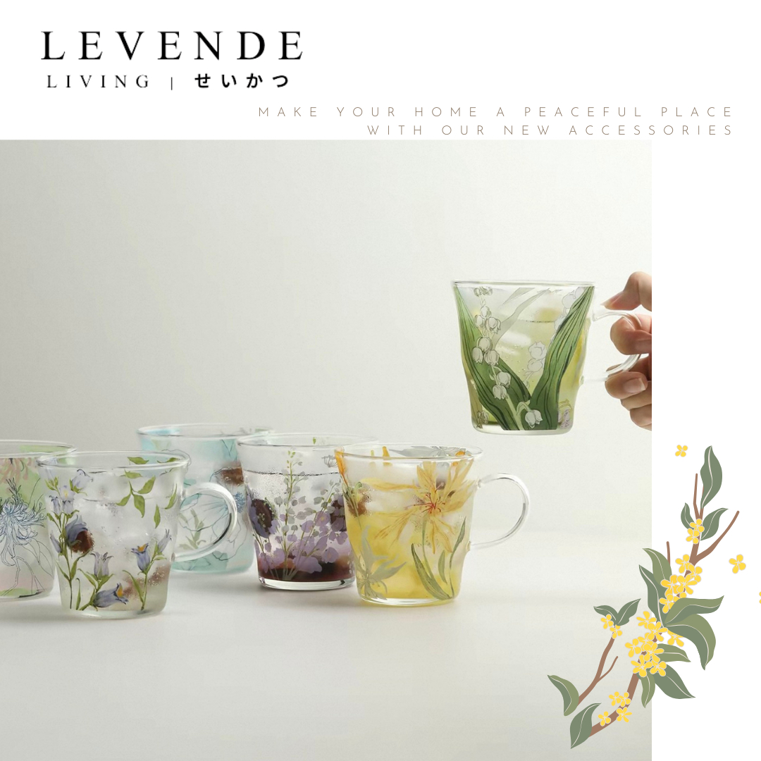 Levende 春日來信系列高硼硅耐熱玻璃杯