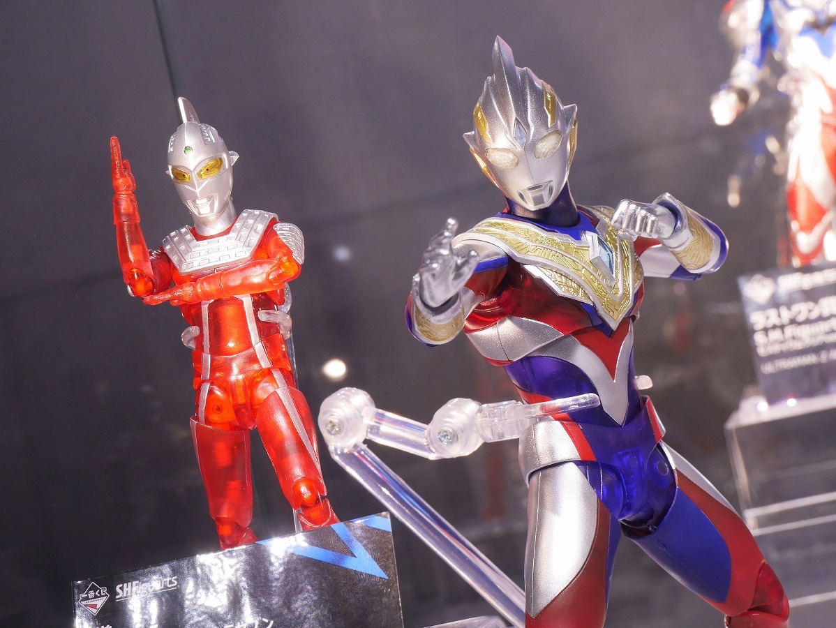 日版 咸旦超人 S.H.Figuarts 一番賞 （全5種）Ultraman 可動 figure（透明ver.）