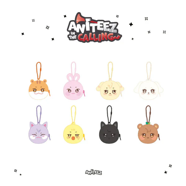 ATEEZ - [ANITEEZ IN THE CALLING] BACKPACK POUCH KEYRING - JJONGbear