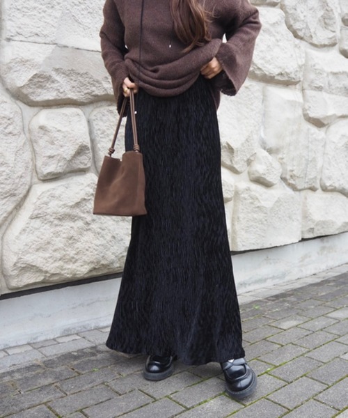 絲絨魚尾長裙【JS004】