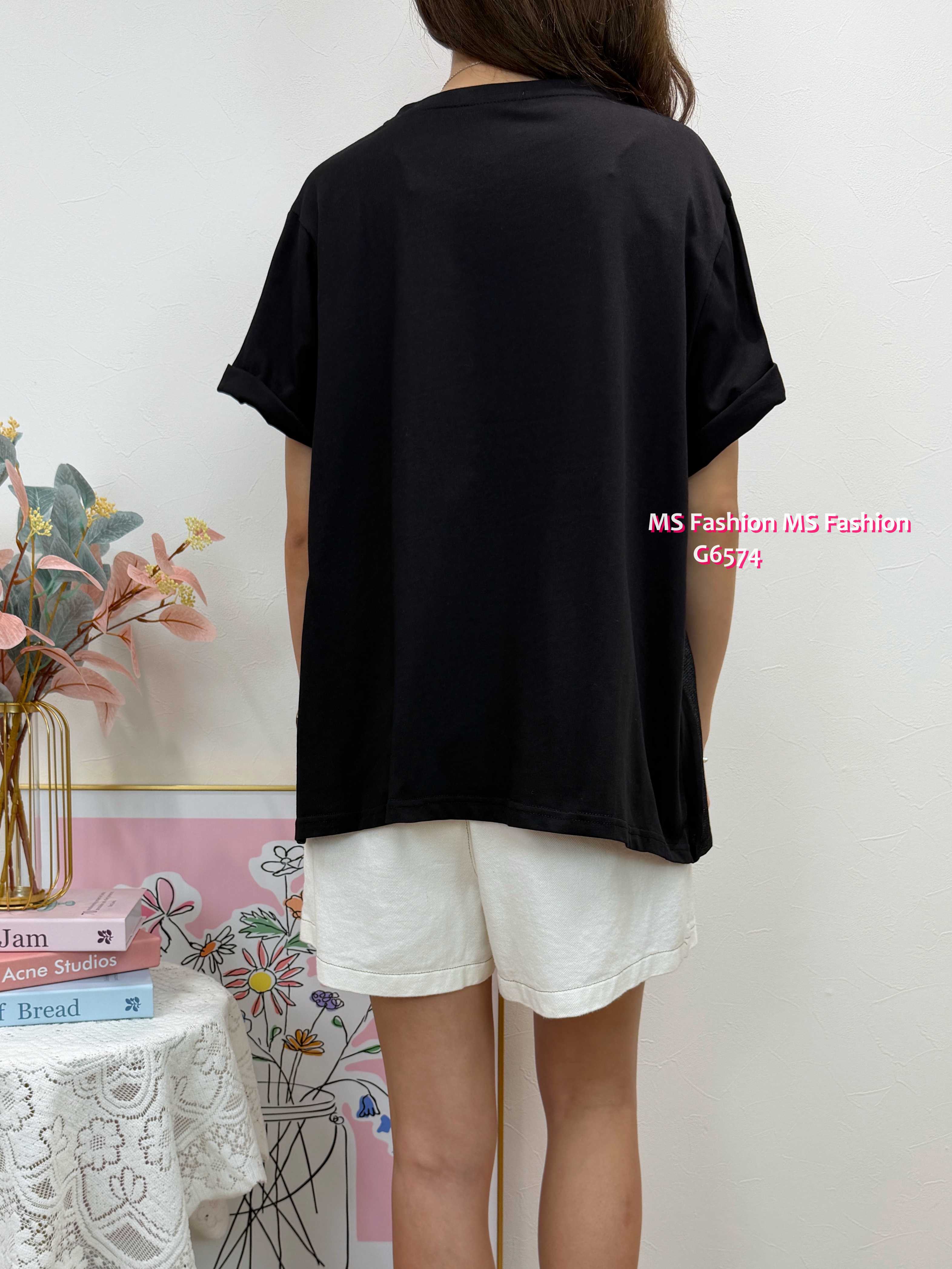 G6574 特色拼布top