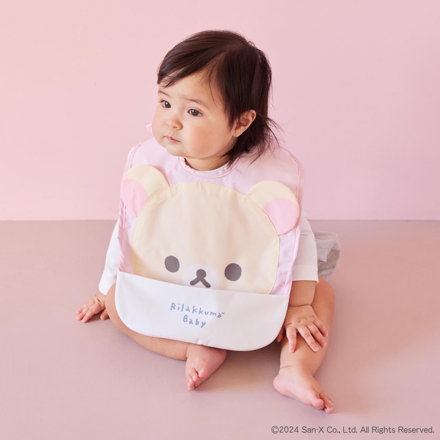 鬆弛熊 Baby 嬰幼兒食飯圍兜／口水肩 (2款）