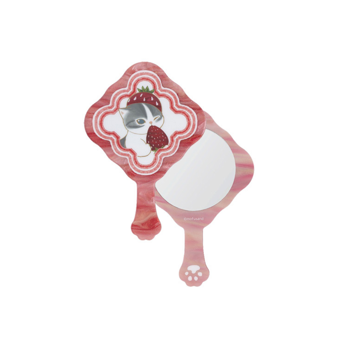 🎀【預訂】 mofusand 草莓🍓系列迷你手鏡 R