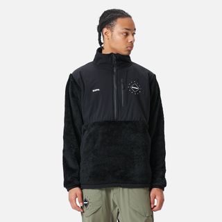 FCRB 2022 AW POLARTEC FLEECE HYBRID HALF ZIP BLOUSON 