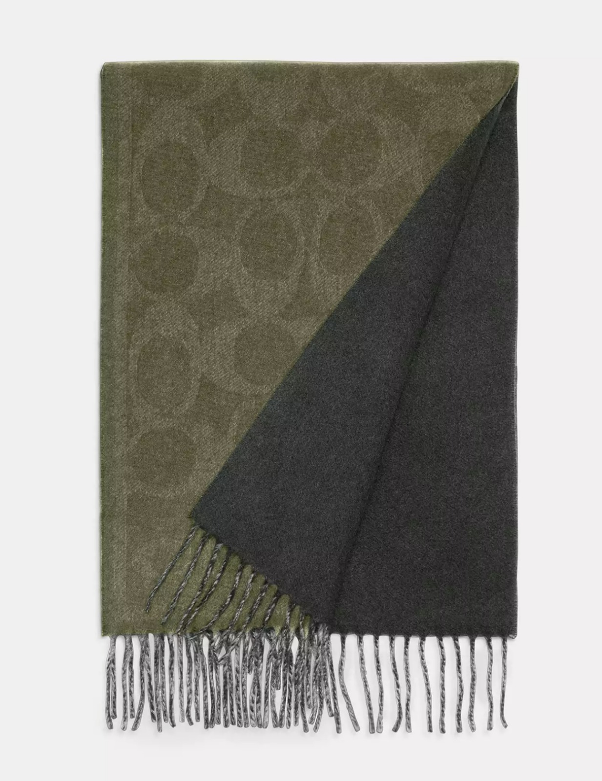 COACH Reversible Signature Cashmere Muffler