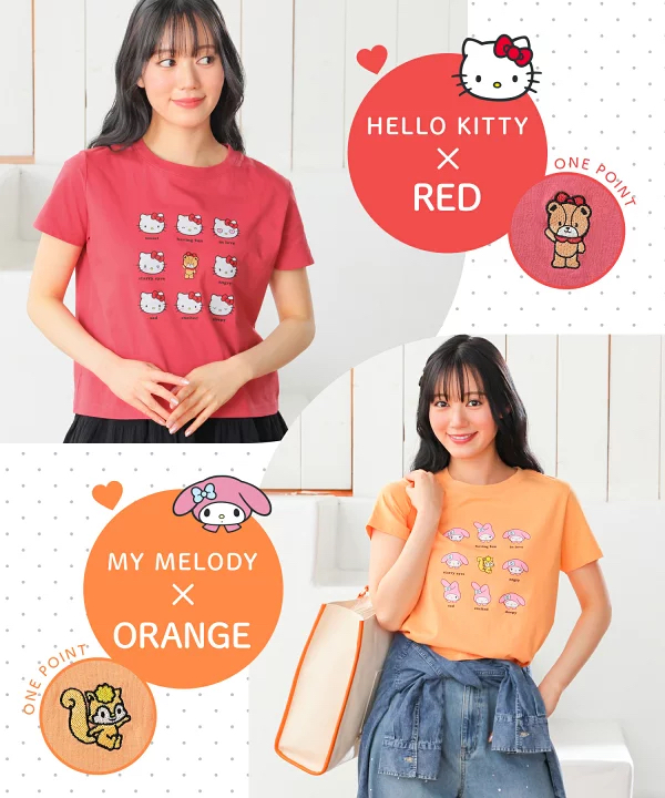 日本預訂📍日本Sanrio得意表情圖案短袖Tee