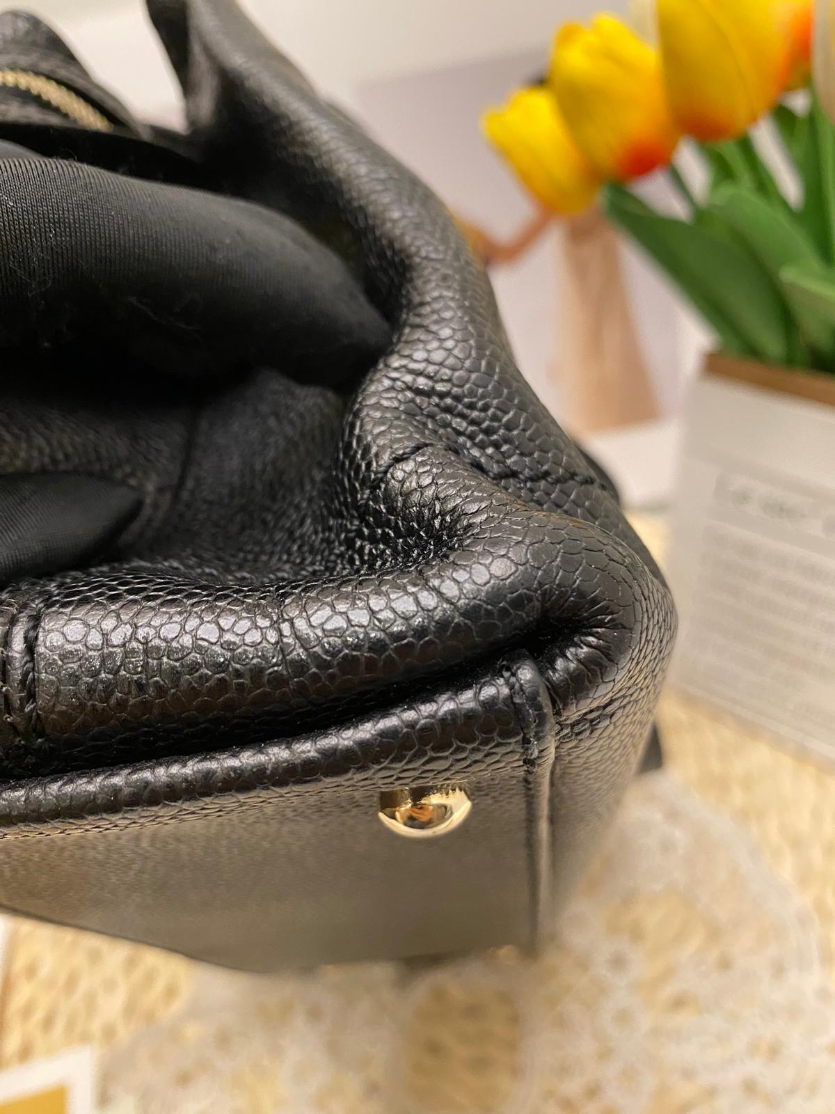 Chanel Caviar Leather CC Shoulder Bag