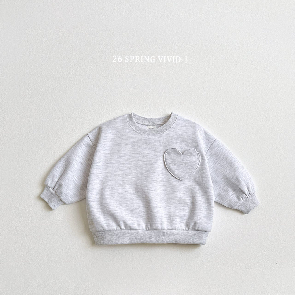 🌸預訂 韓國直送🌸🇰🇷VIVIDI三色愛心寬鬆衛衣