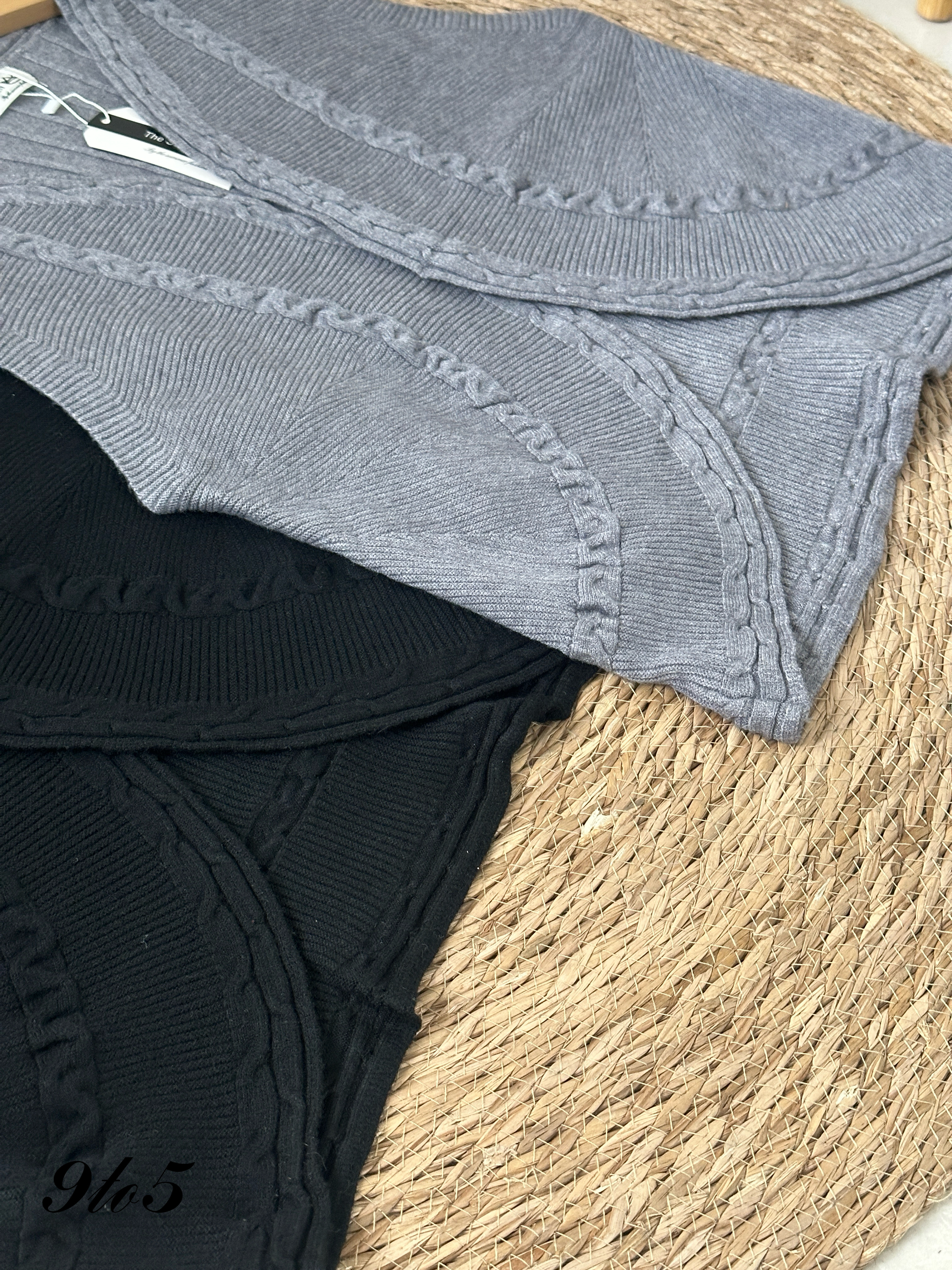 T4085 Cable Knit Vest - 3 Colors