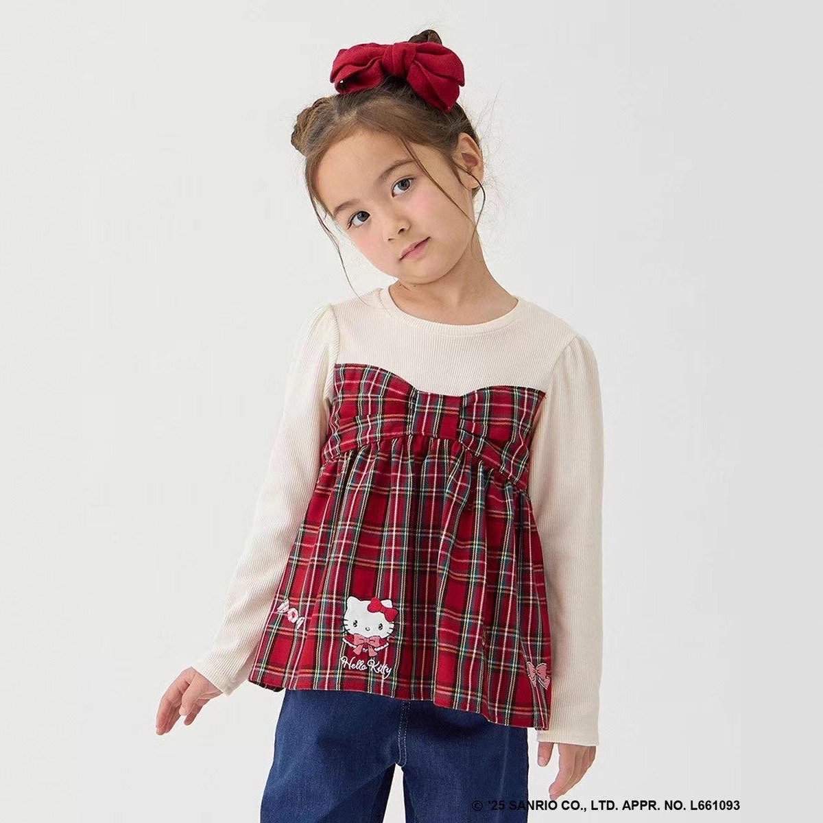 Kitty 上衣牛仔褲