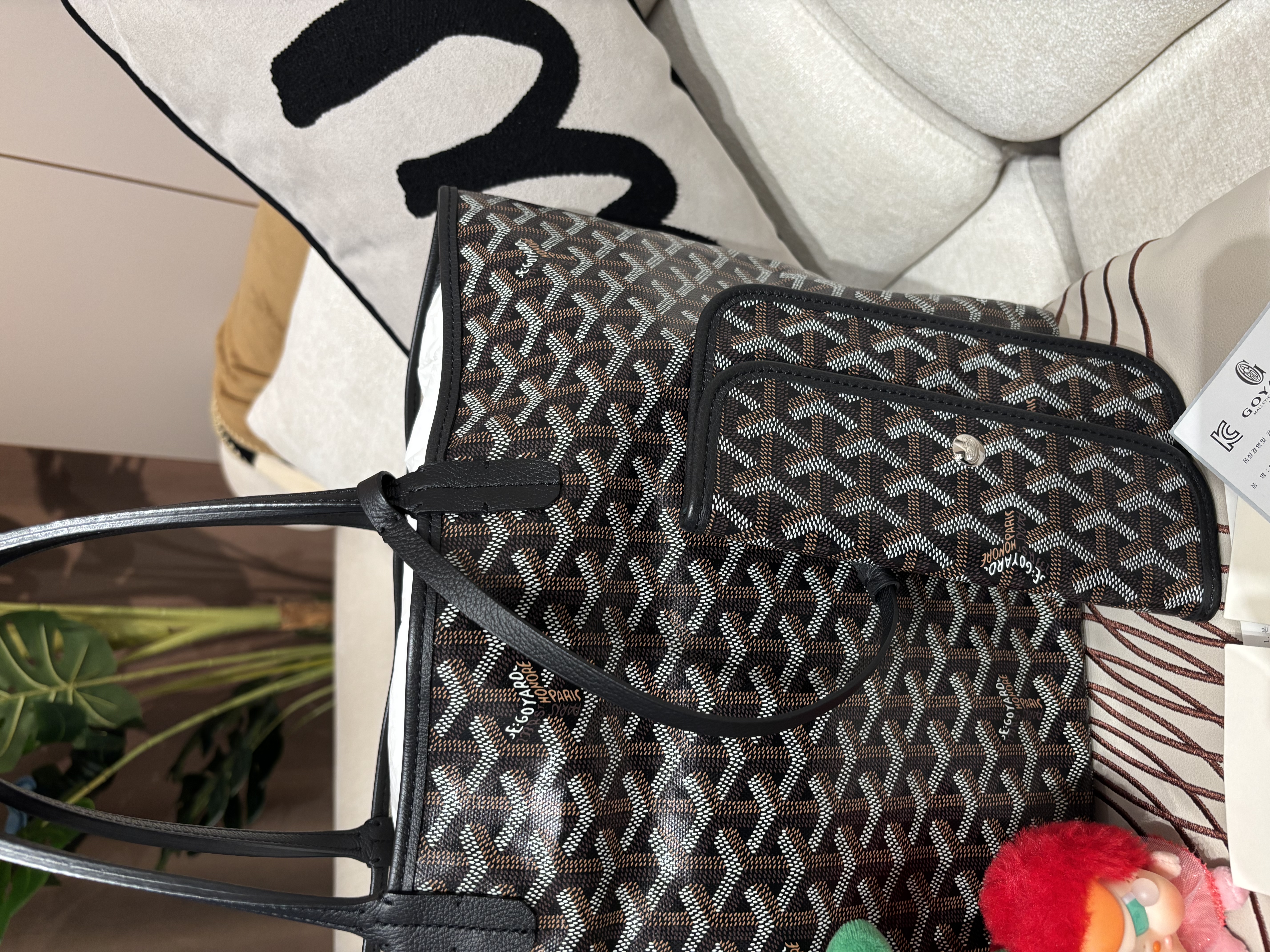  全新 Goyard Saint Louis pm tote bag 100%Authentic, 全新未使用品✅專門店收據✅pouch ✅dust bag 