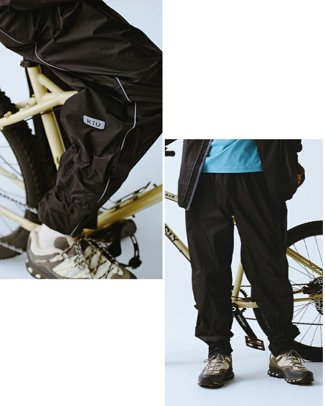 日本代購【 2026新商品 日本直送 KiU 高機能 防水雨褲 Flex Ride Pants | Waterproof Rain Pants 】